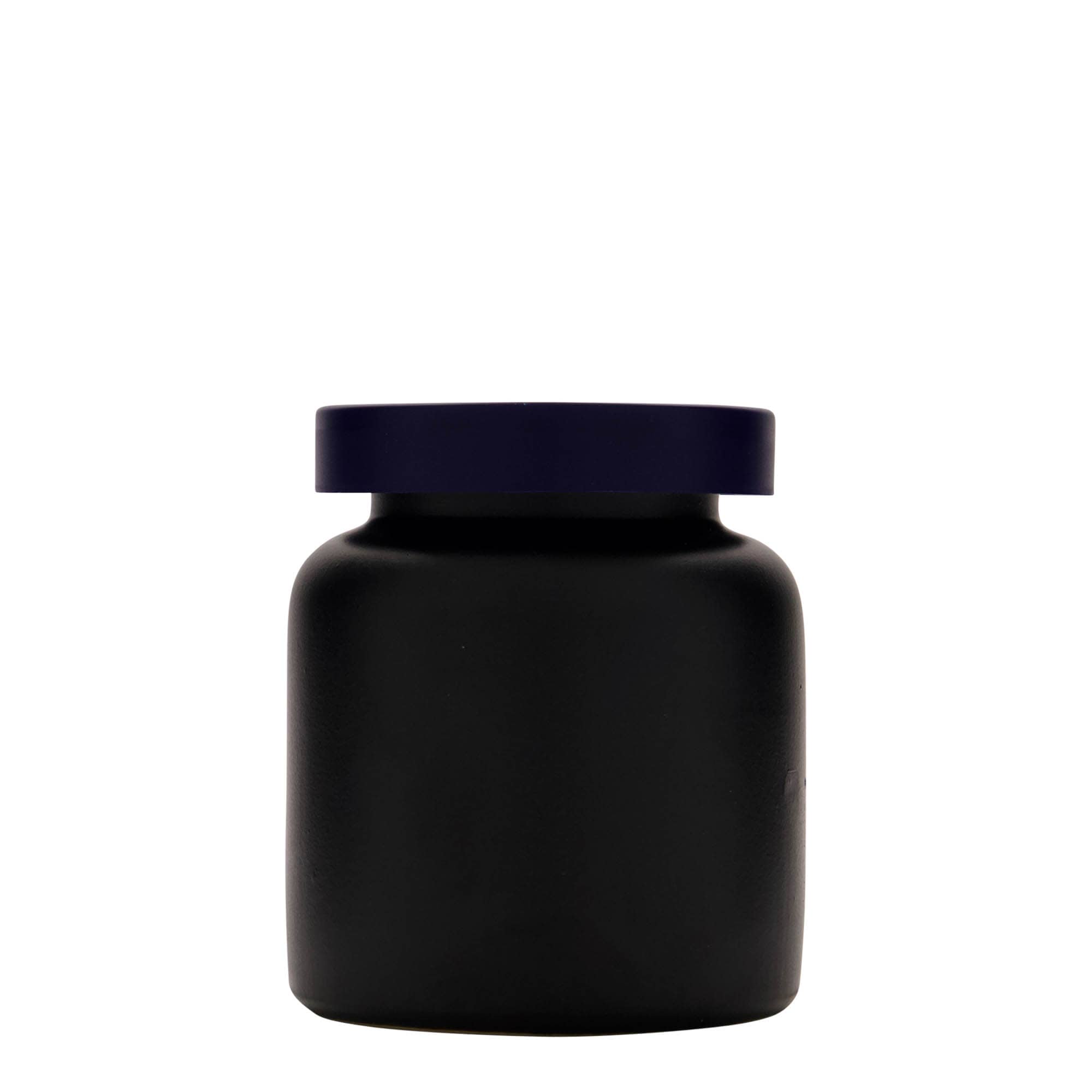Keramička posuda 270 ml, keramika, crna, otvor: Klizni poklopac