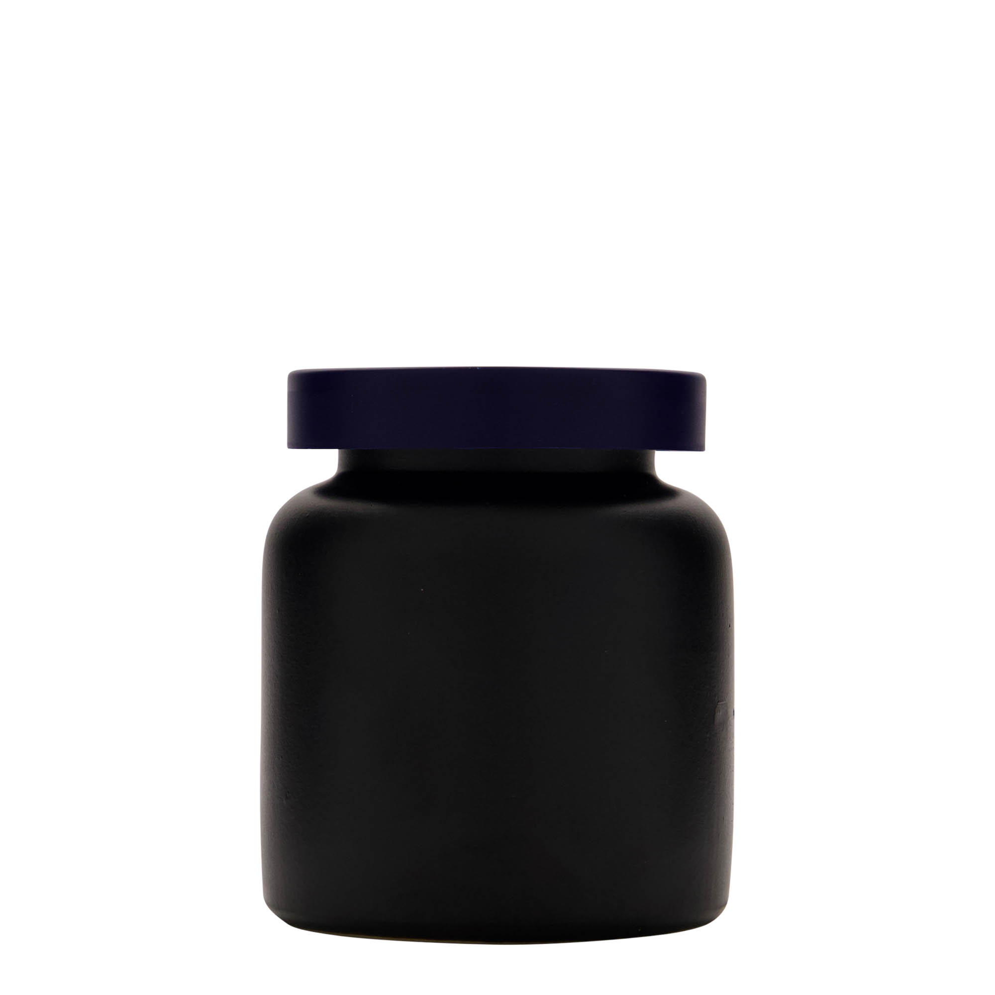 270 ml vrč od kamenine, keramika, crni, otvor: poklopac na navoj