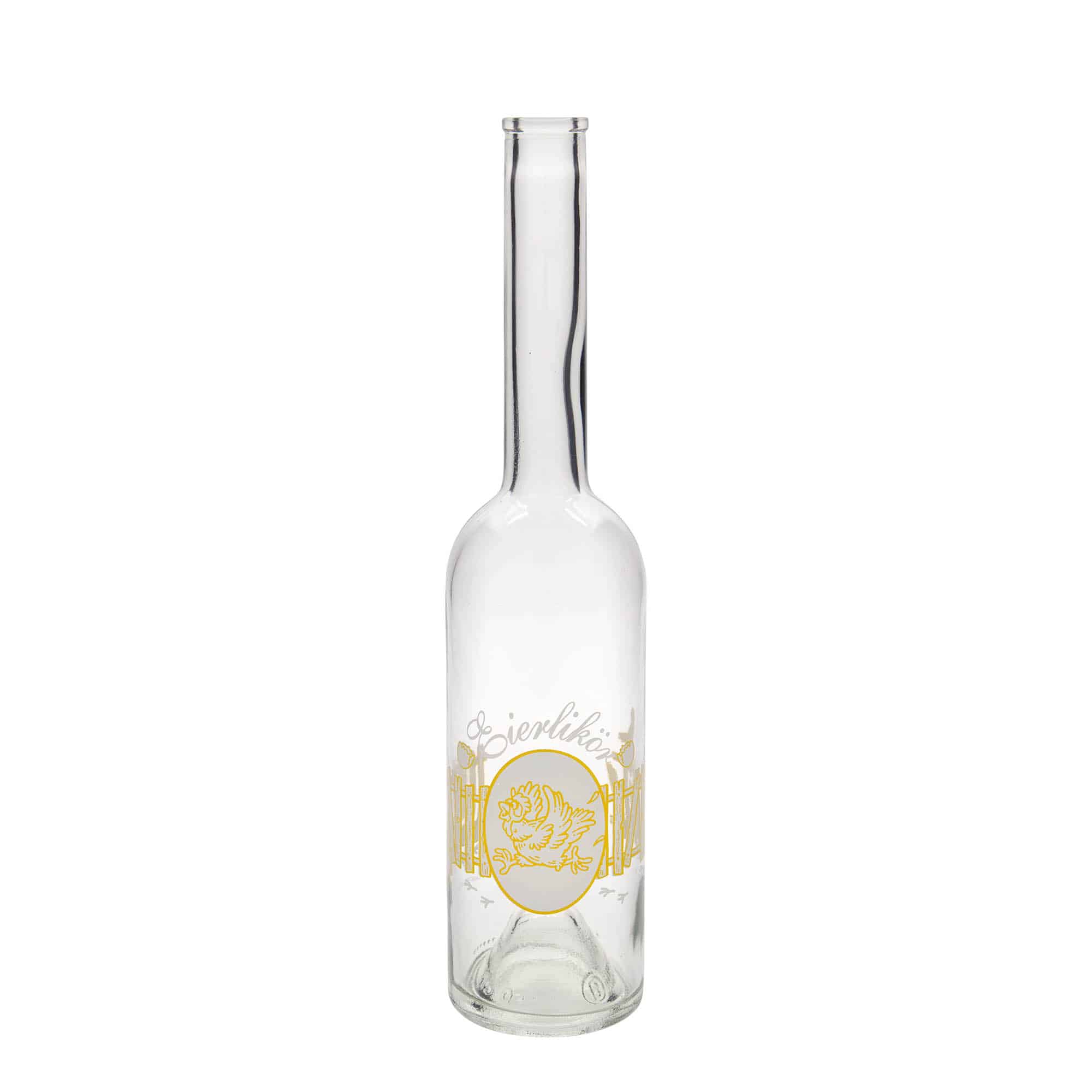 Staklena flaša 500 ml 'Opera', motiv: Liker od jaja, otvor: Pluto Staklena flaša 500 ml 'Opera', motiv: Liker od jaja, otvor: Pluto