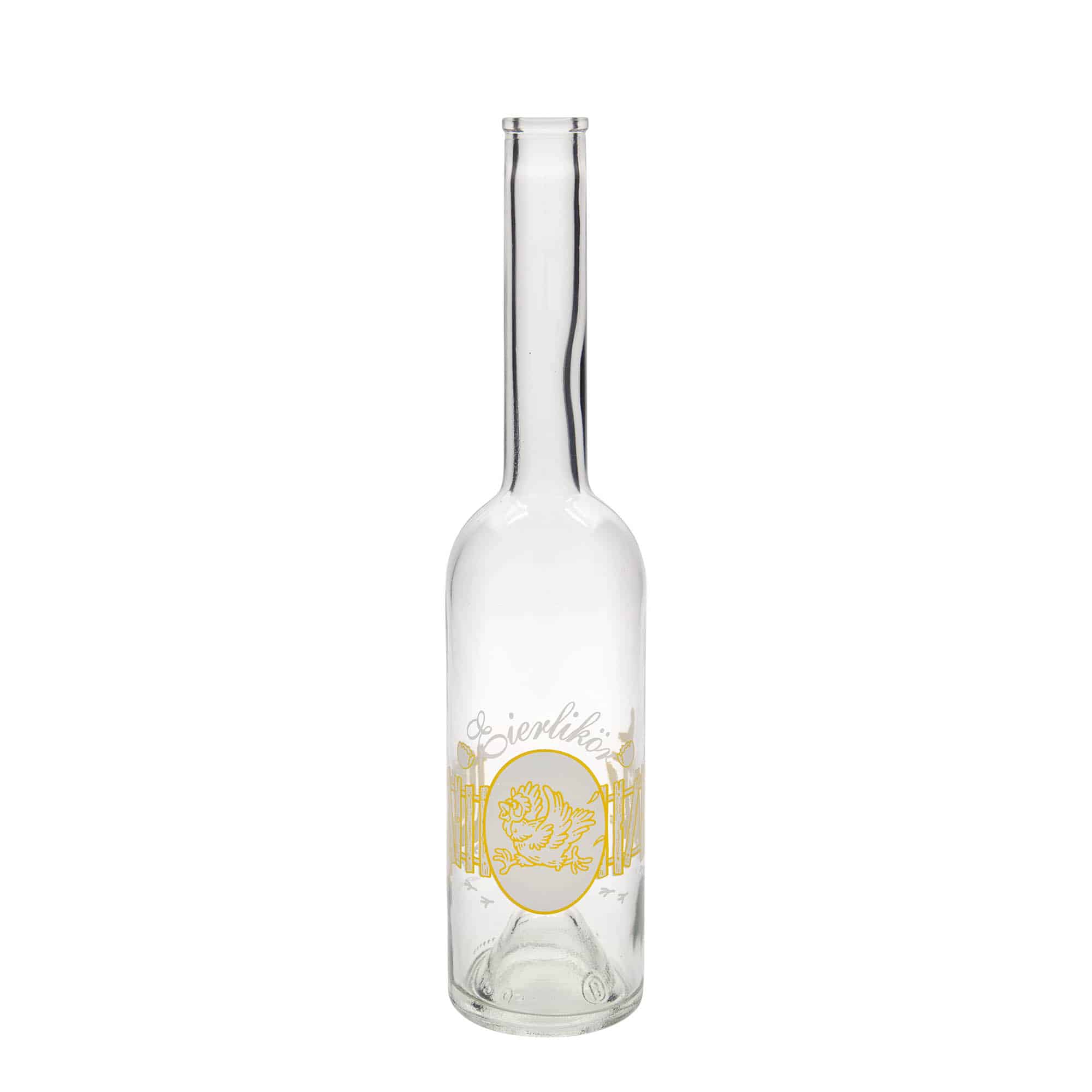 500 ml staklena boca „Opera“, motiv: liker od jaja, grlo: pluta