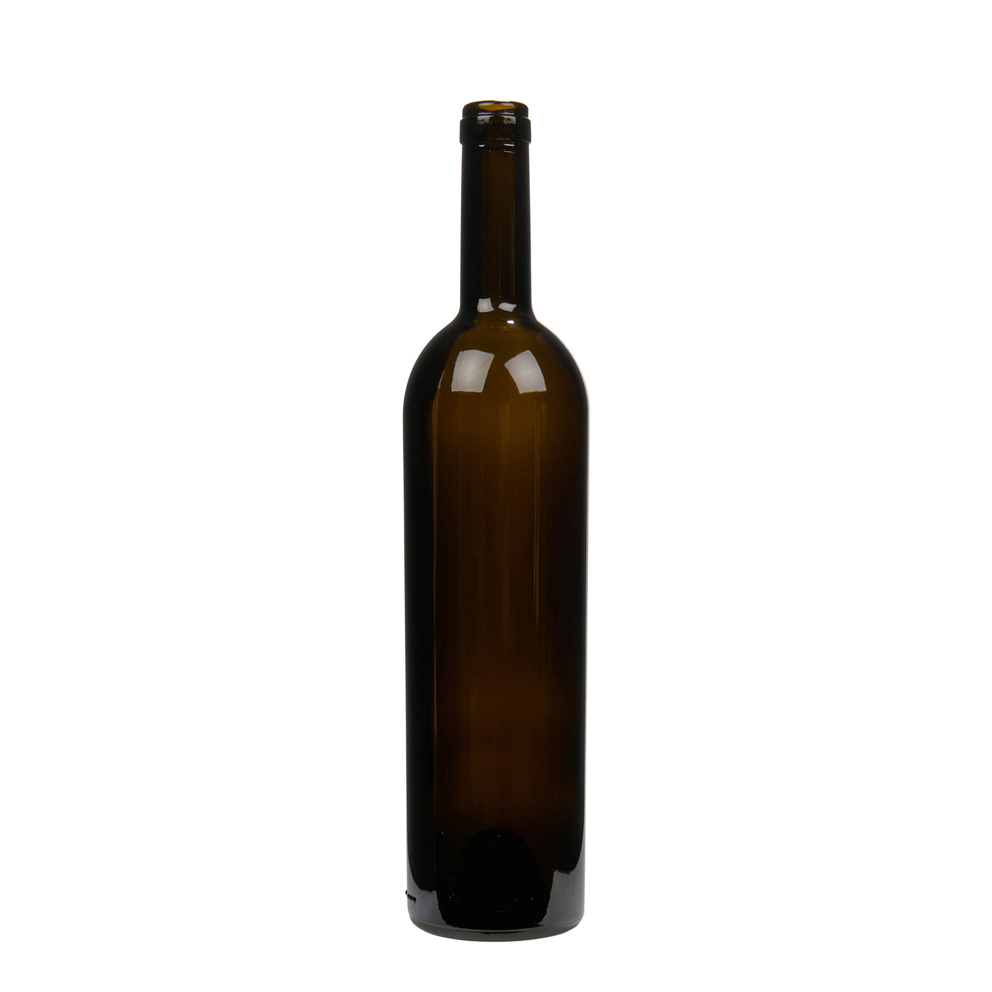 750 ml vinska boca 'Liberty', antikno zelena, grlo: pluta