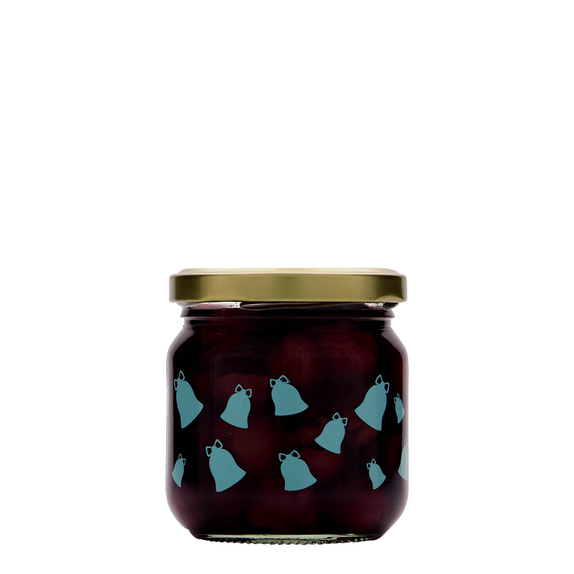 212 ml okrugla čaša, motiv: zvono, zvončić, otvor: Twist-Off (TO 66)