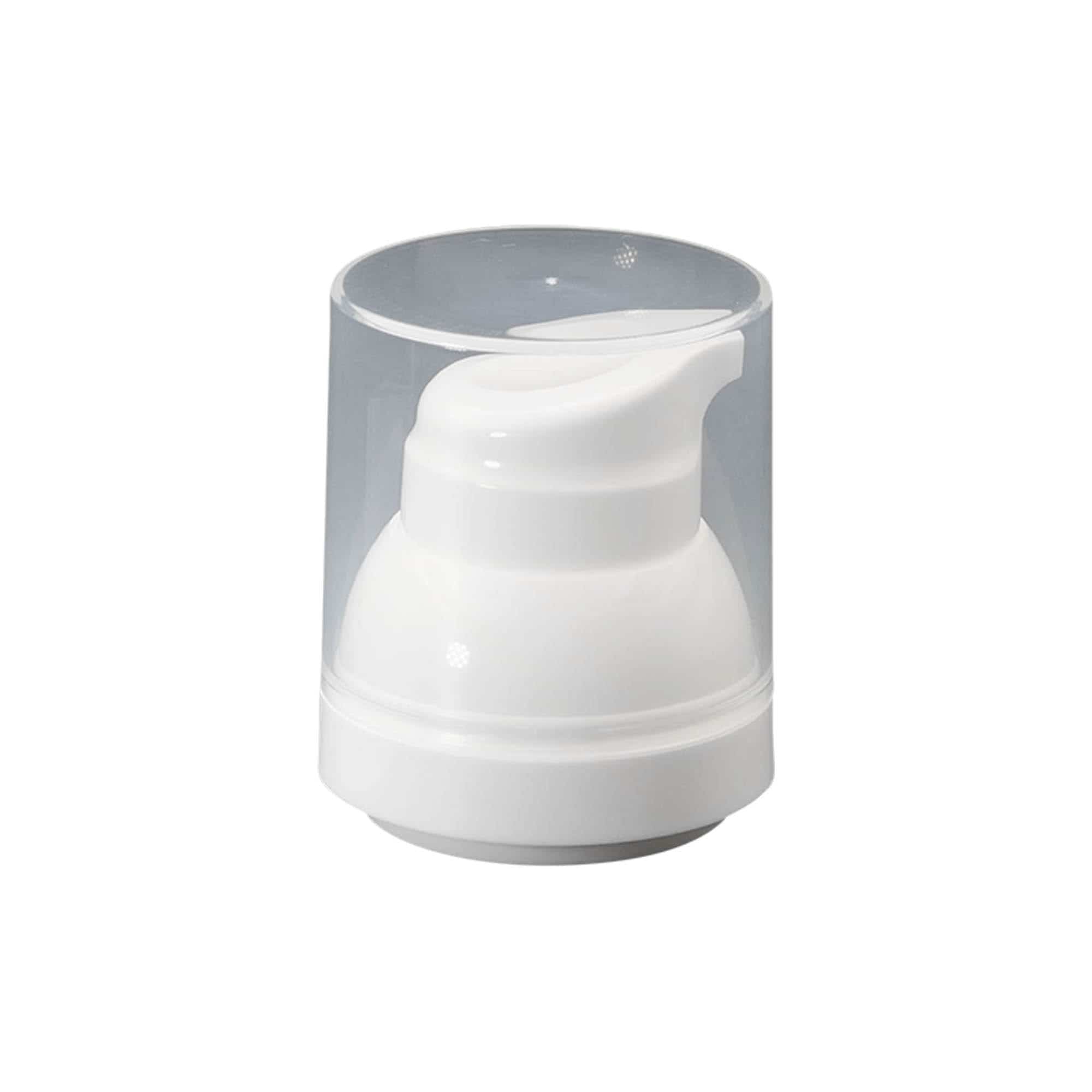 Pumpa za dispenzer bez zraka 'Mezzo', PP plastika, bijela Pumpa za dispenzer bez zraka 'Mezzo', PP plastika, bijela
