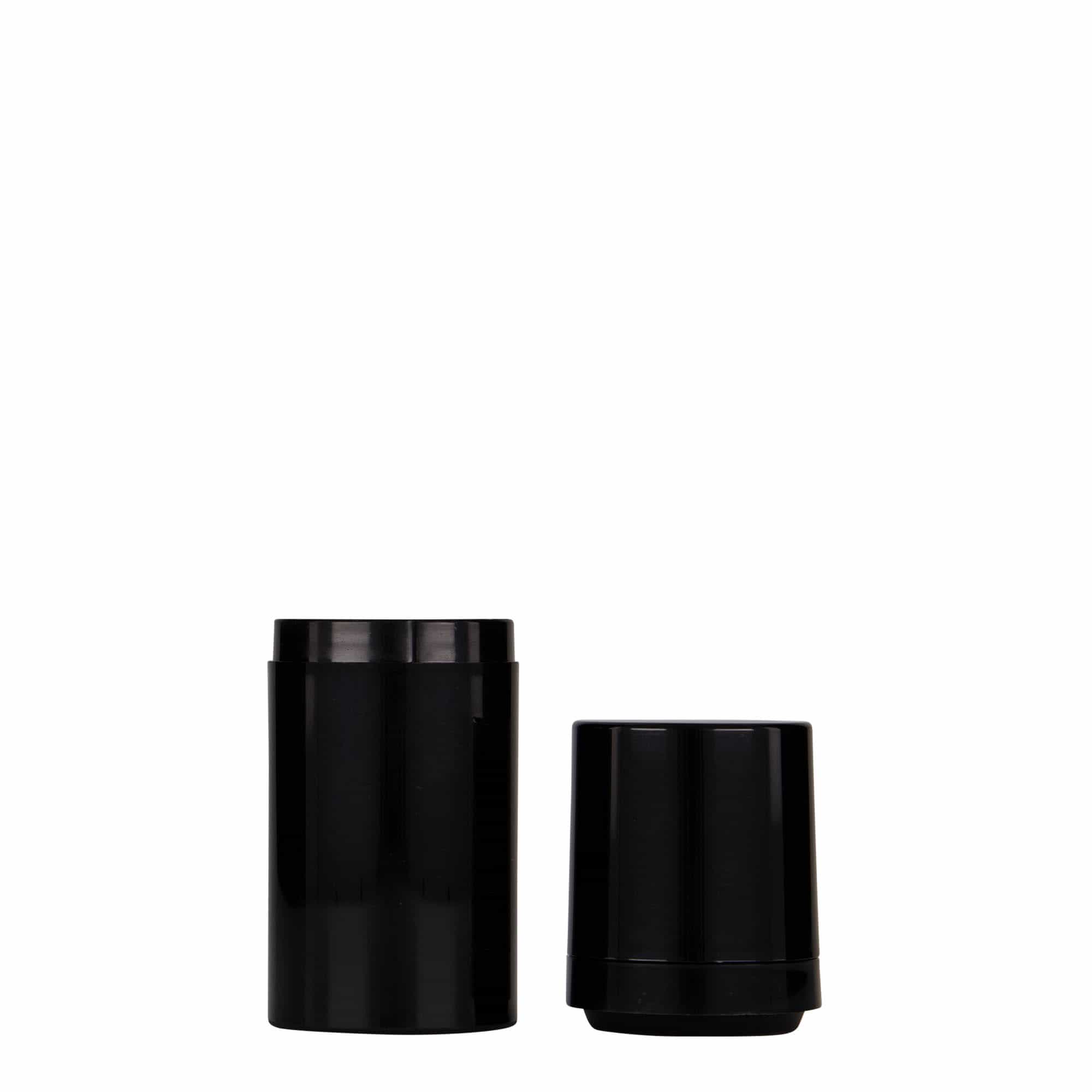 30 ml Airless dozirnik 'Mezzo', PP-plastika, crni