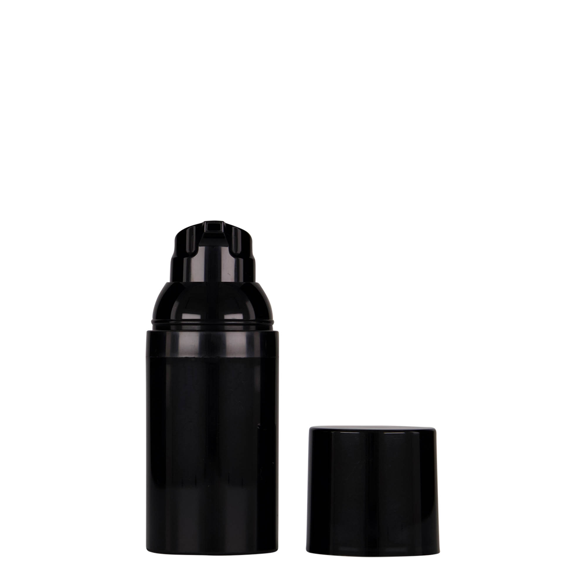 30 ml Airless dozirnik „Mezzo“, PP-plastika, crni