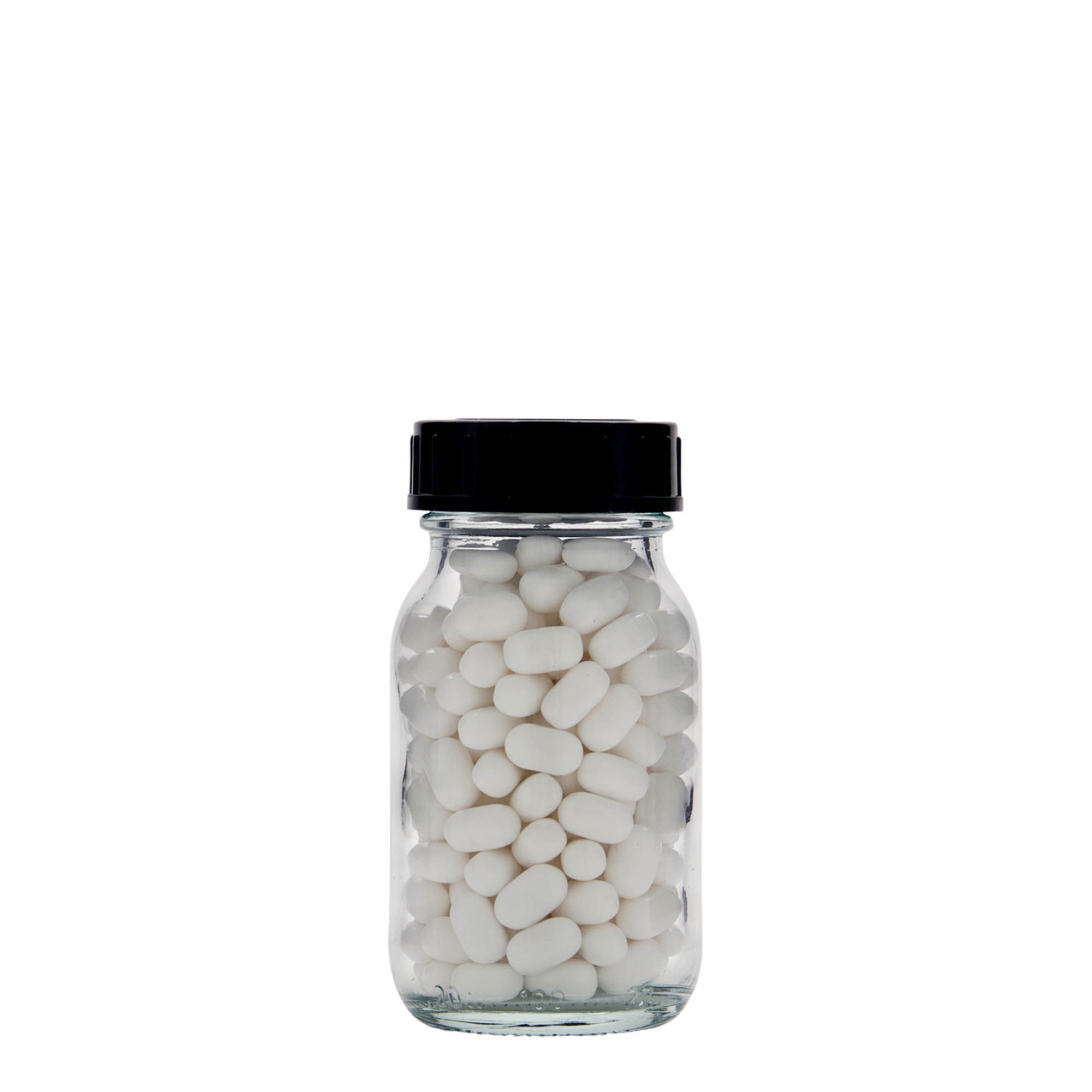100 ml staklena boca širokog grla, otvor: DIN 40 100 ml staklena boca širokog grla, otvor: DIN 40