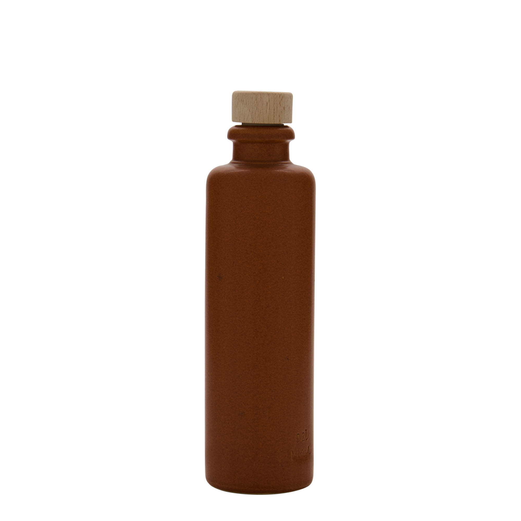 200 ml glineni vrč, kamenina, crveno-smeđi, otvor: pluta 200 ml glineni vrč, kamenina, crveno-smeđi, otvor: pluta