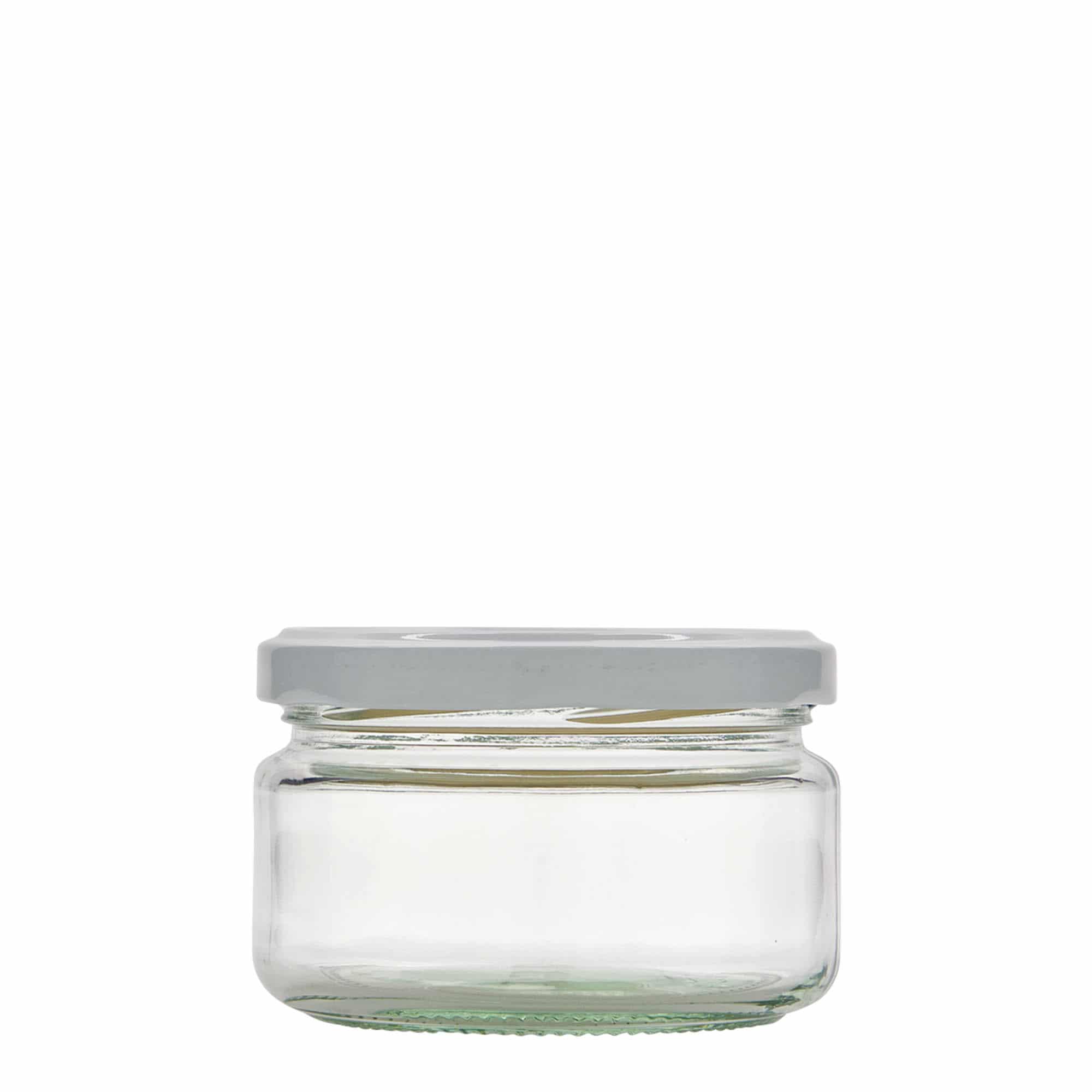 Ravna okrugla staklenka 230 ml, otvor: Twist-Off (TO 82)