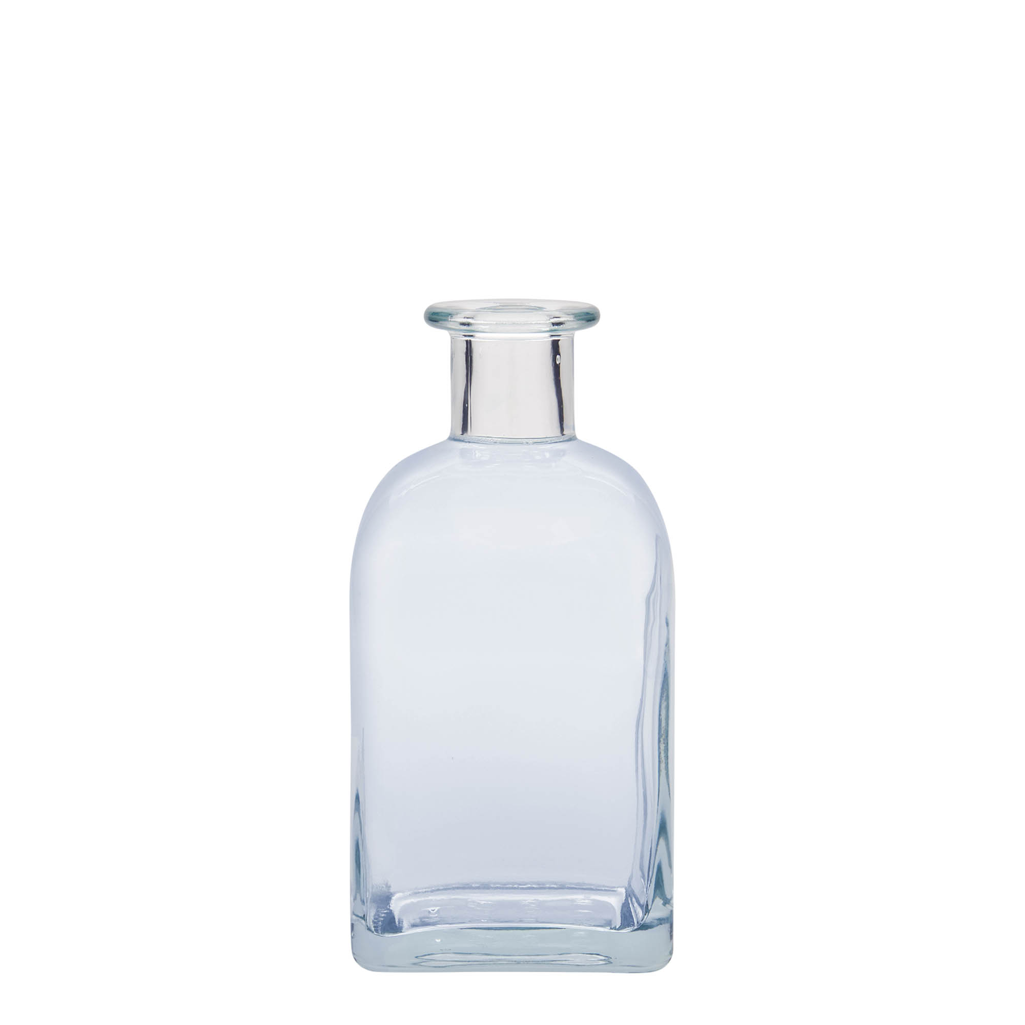 350 ml staklena boca Apotheker Carré, kvadratna, grlo: pluta