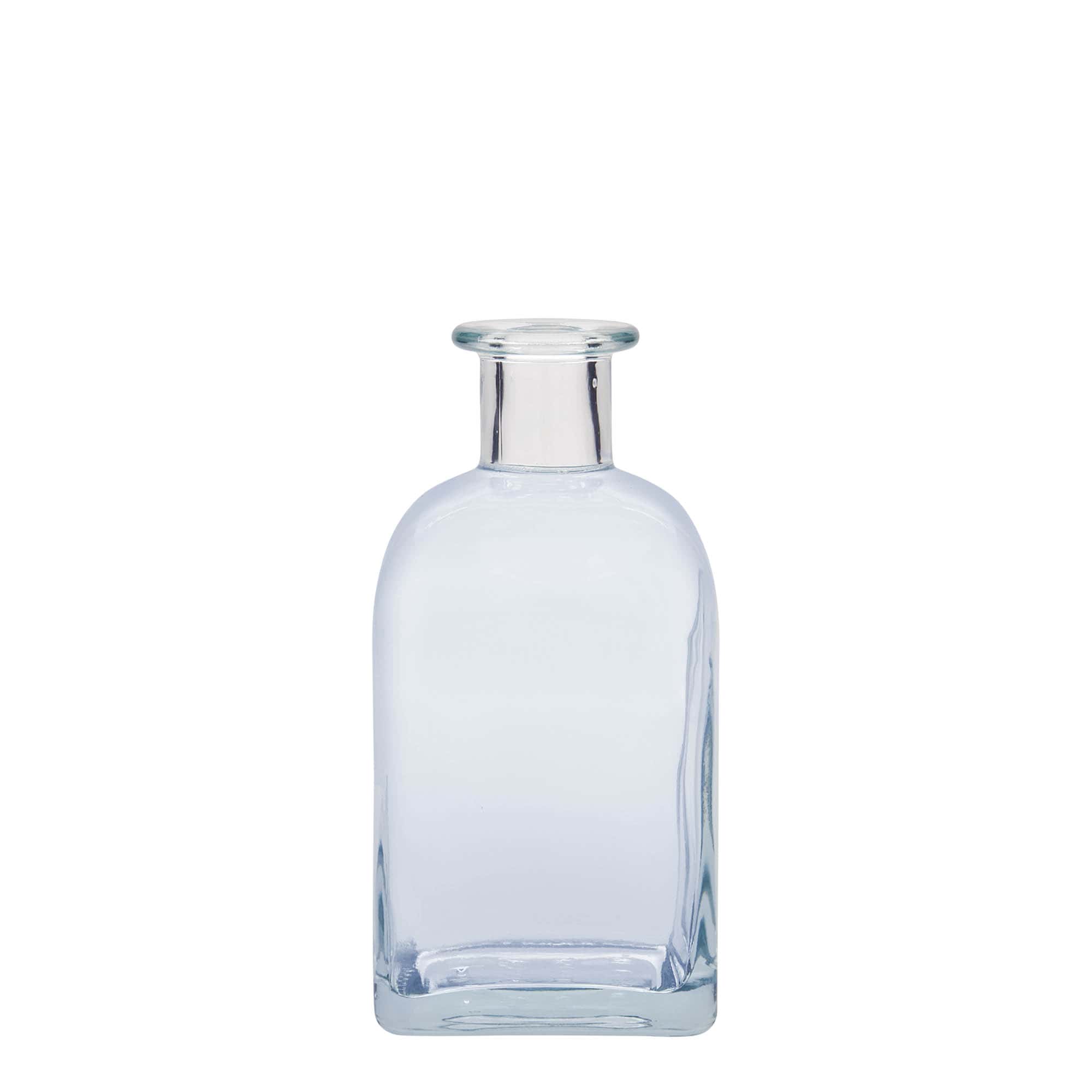 350 ml staklena boca Apotheker Carré, kvadratna, grlo: pluta