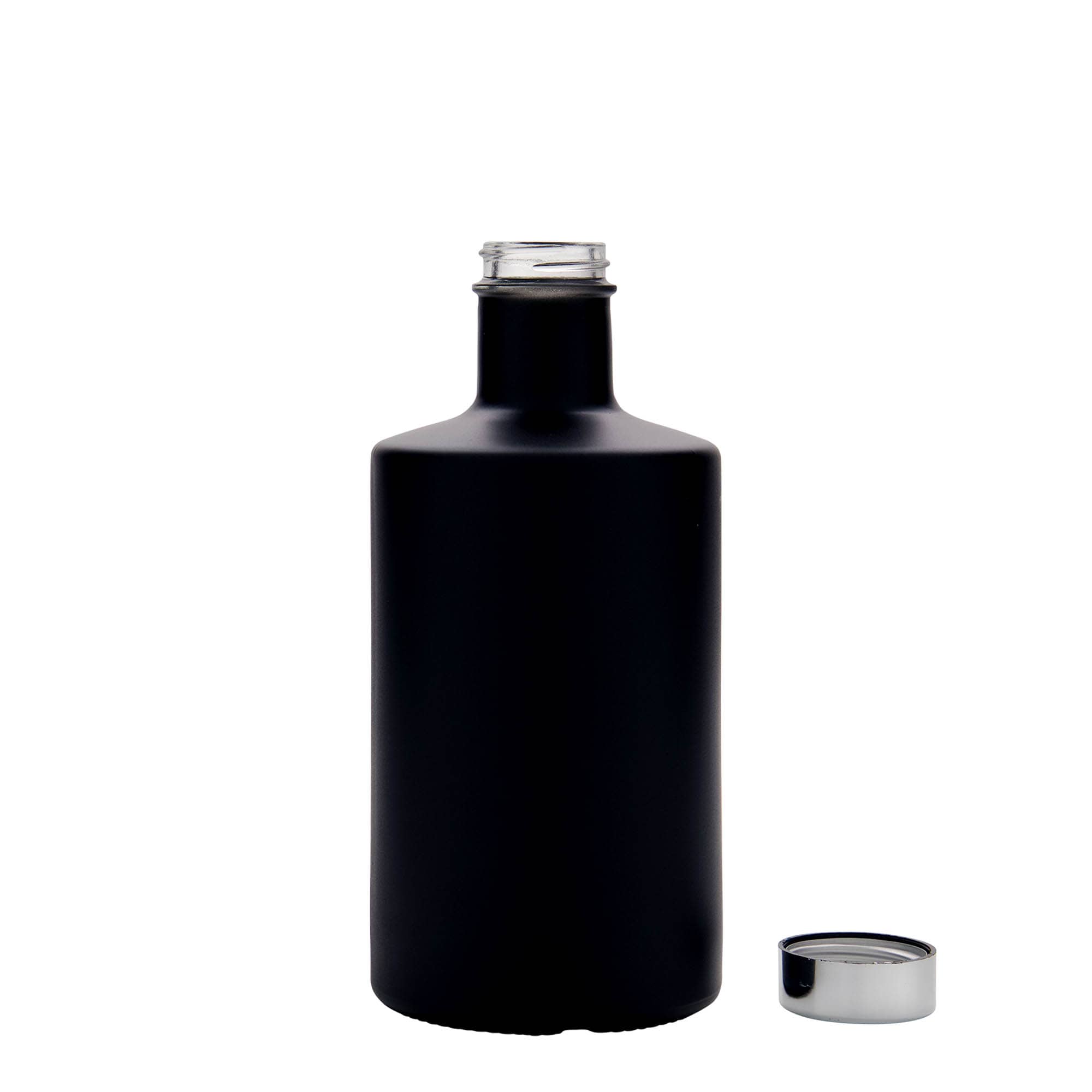 Staklena flaša 500 ml 'Caroline', crna, otvor: GPI 33 Staklena flaša 500 ml 'Caroline', crna, otvor: GPI 33