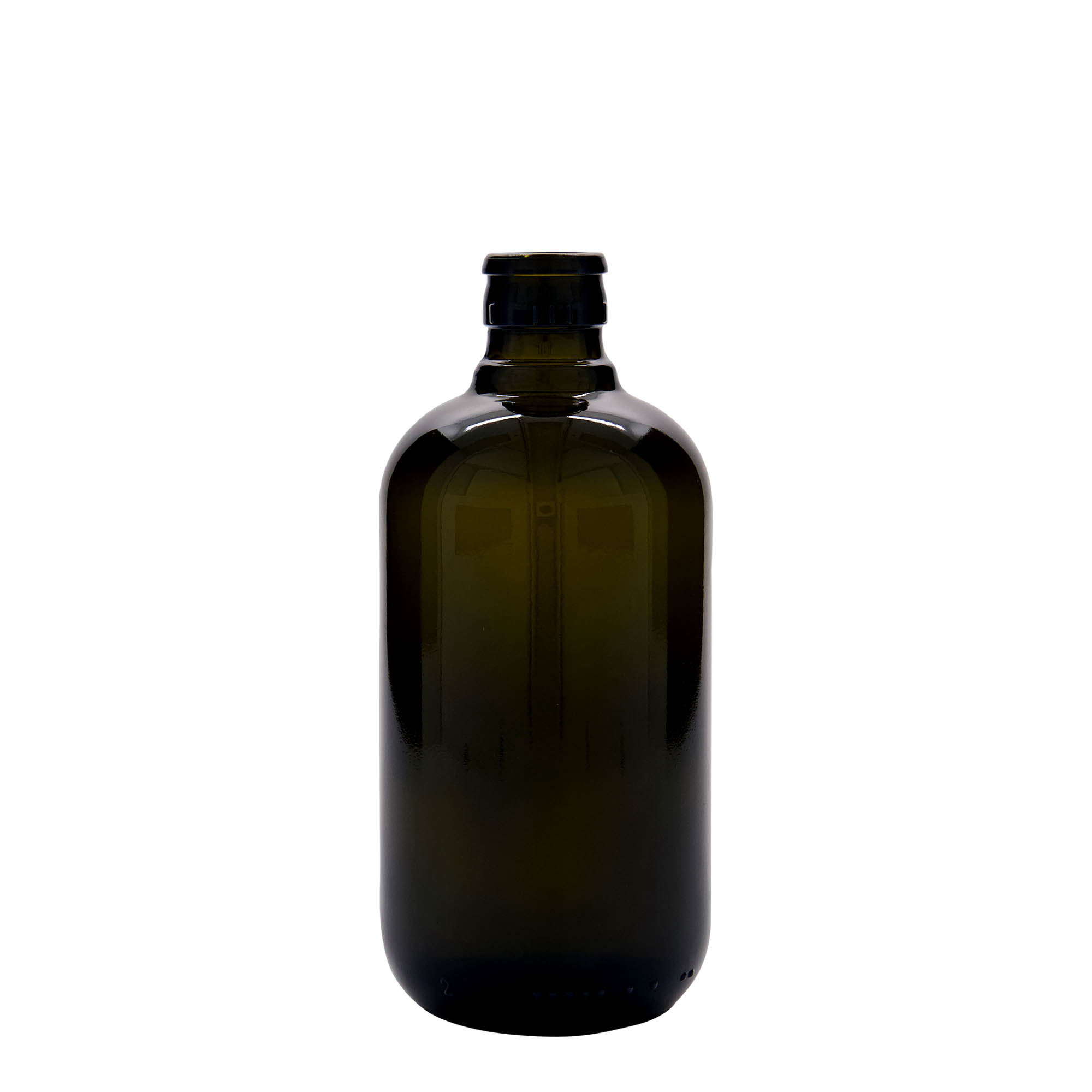 500 ml boca za sirće/ulje 'Biolio', staklo antikno zeleno, grlo: DOP