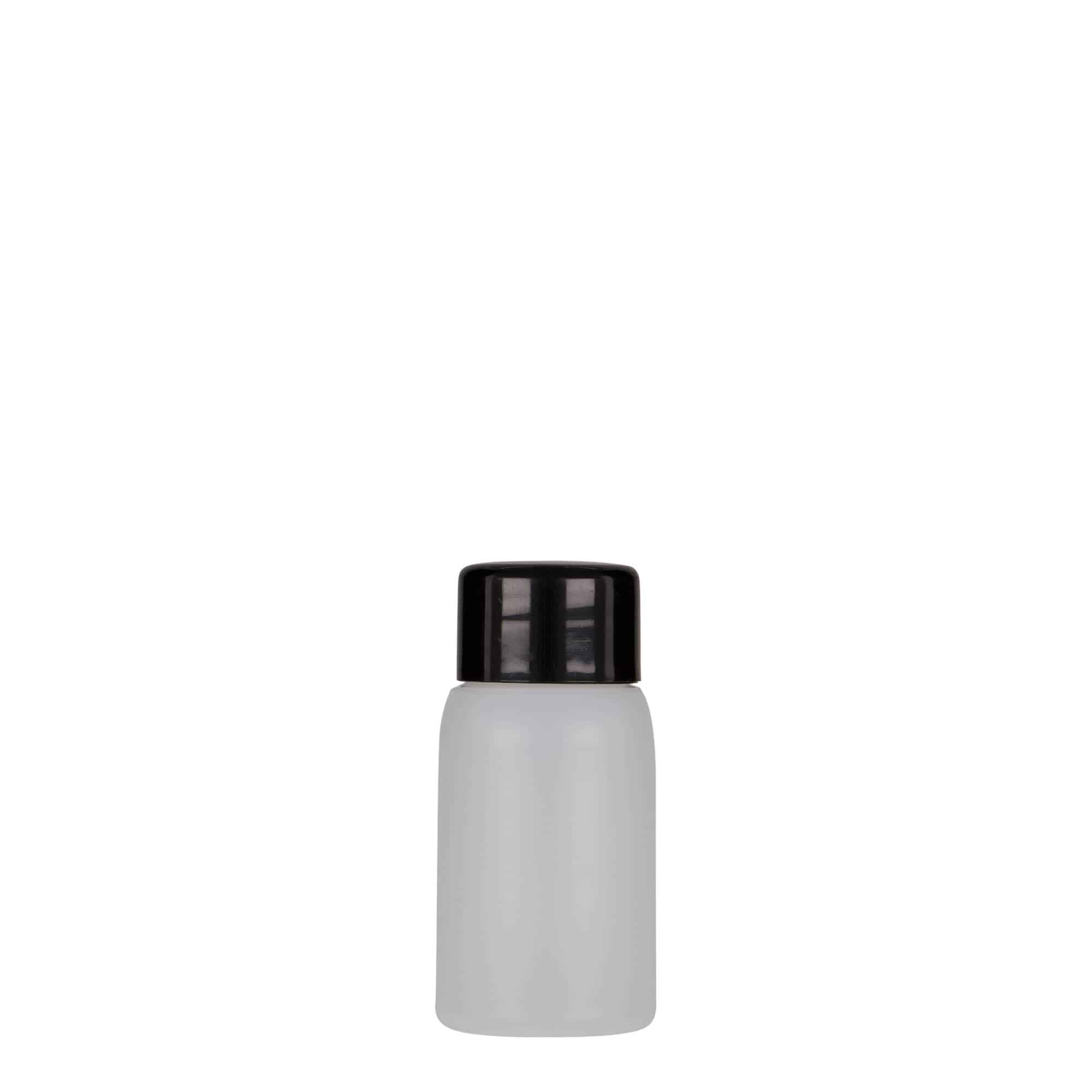 30 ml plastična bočica „Tuffy“, HDPE, prirodna, grlo: 24/410