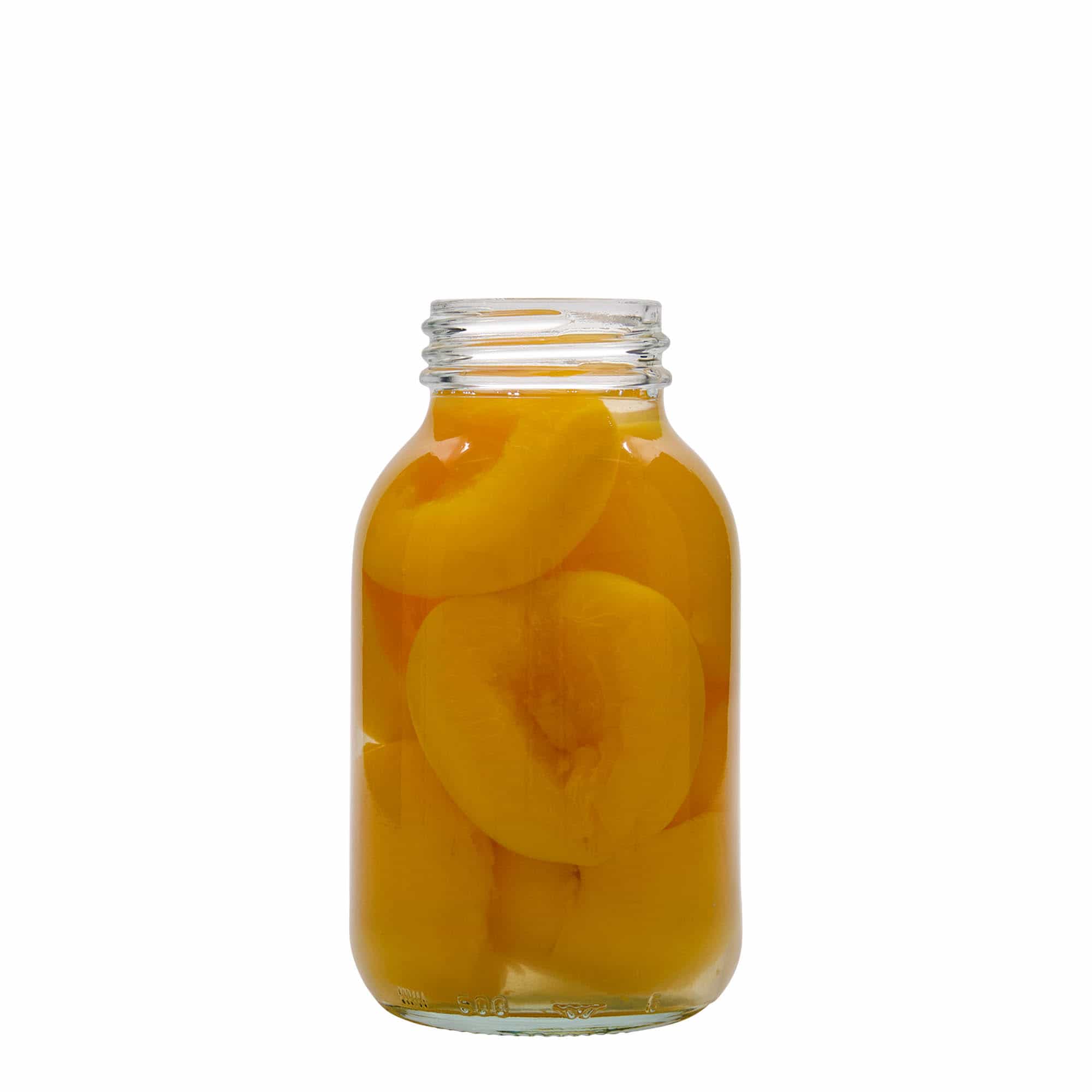 Staklenka sa širokim vratom 500 ml, otvor: DIN 55