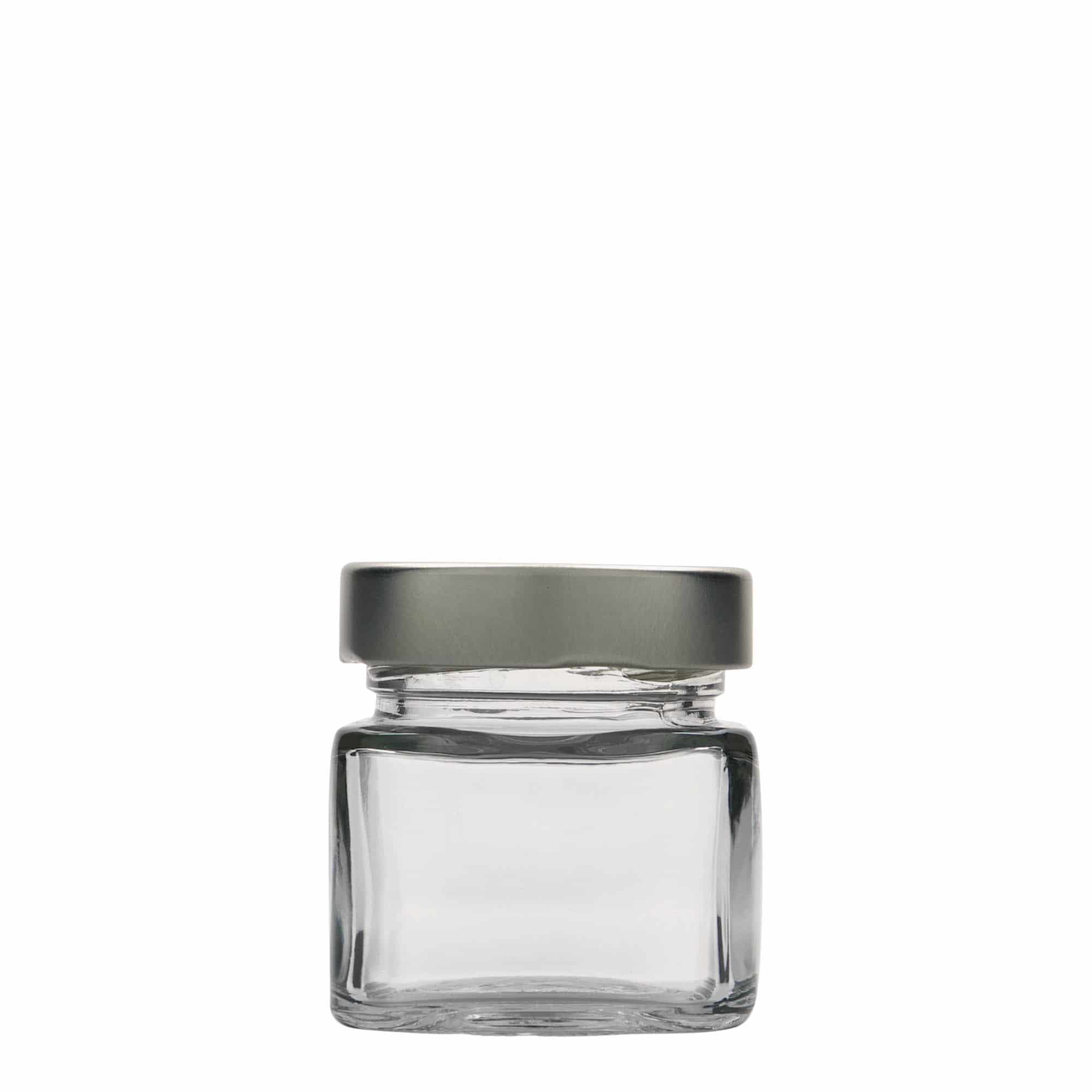 Četverougla staklenka 106 ml 'Ikarus', otvor: Deep-Twist-Off (DTO 58)