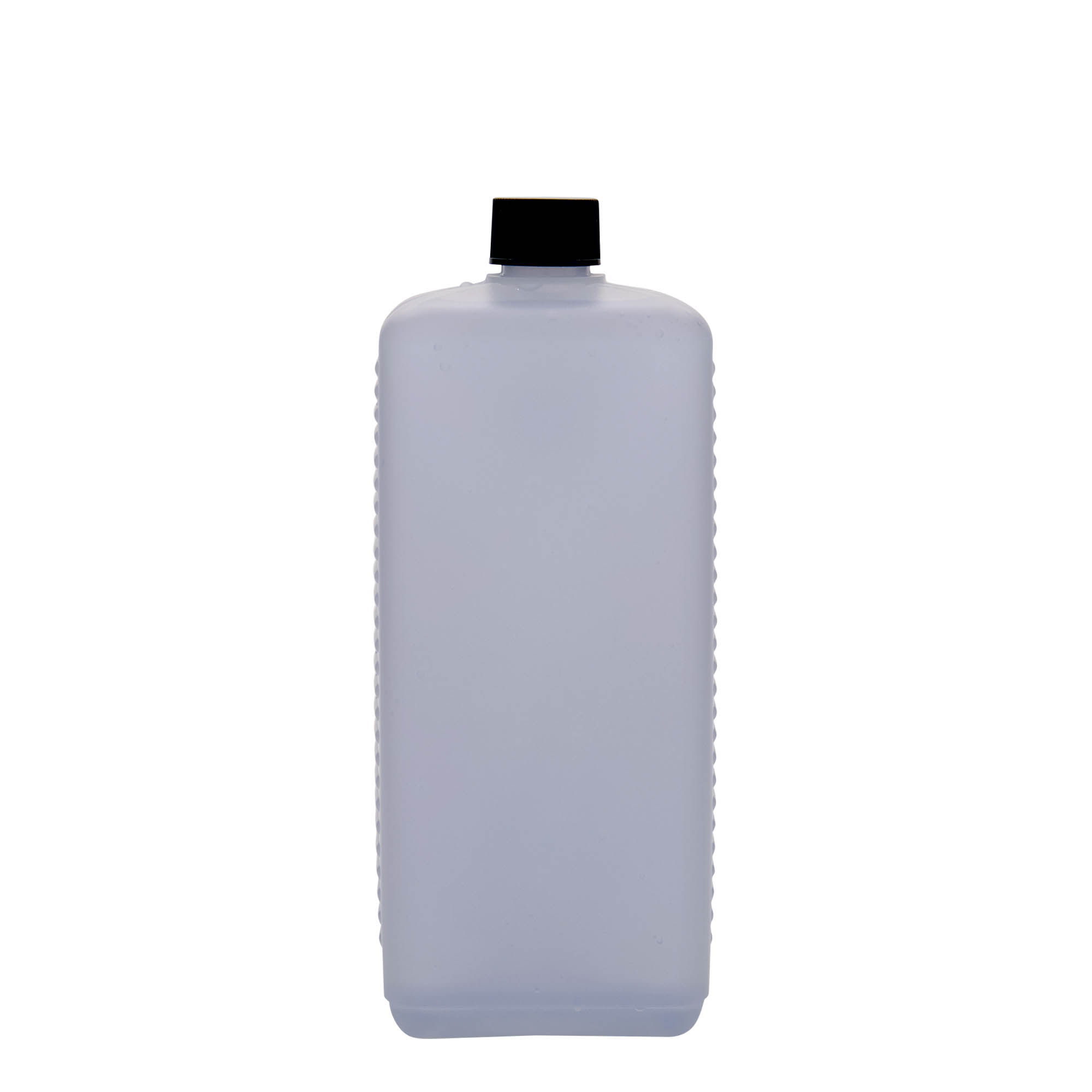 1.000 ml kanister boca, pravougaona, HDPE plastika, prirodna, otvor: DIN 25 EPE