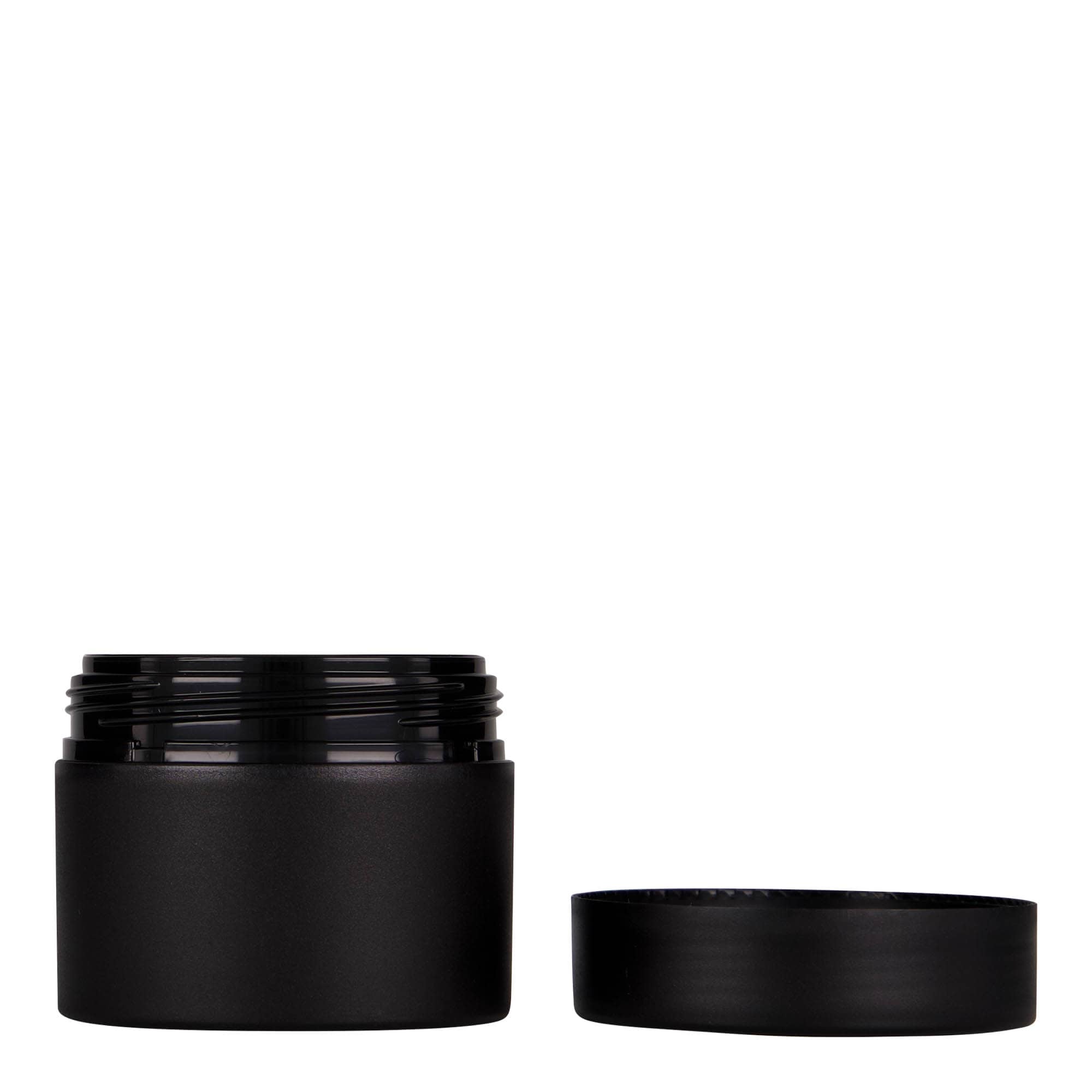 100 ml plastična posuda „Antonella“, PP, crna, otvor: navojni zatvarač