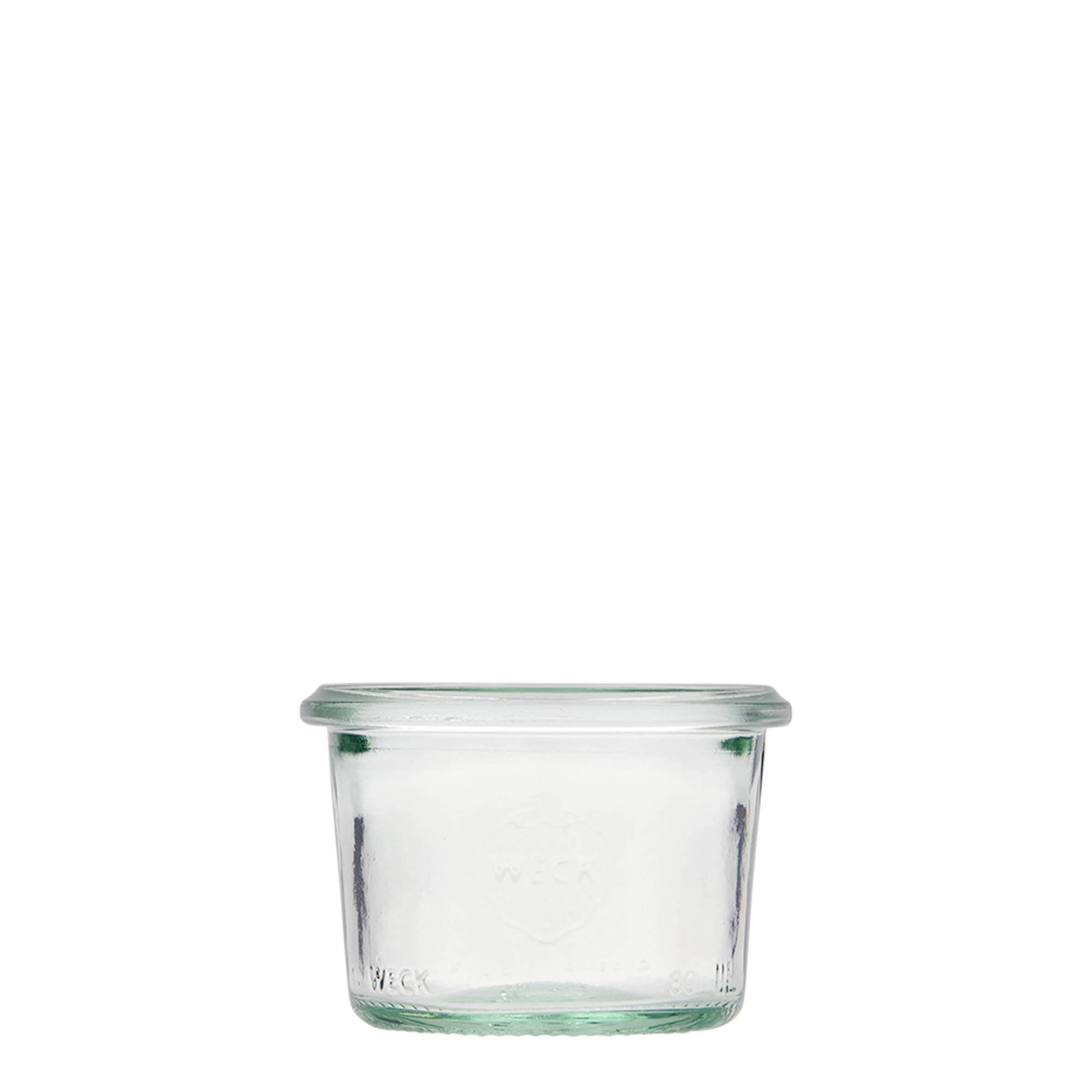 80 ml WECK staklenka za preokretanje, otvor: okrugli rub