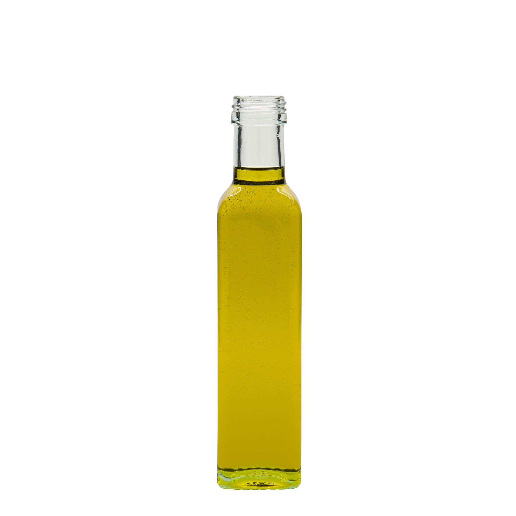 250 ml staklena boca 'Marasca', kvadratna, grlo: PP 31,5