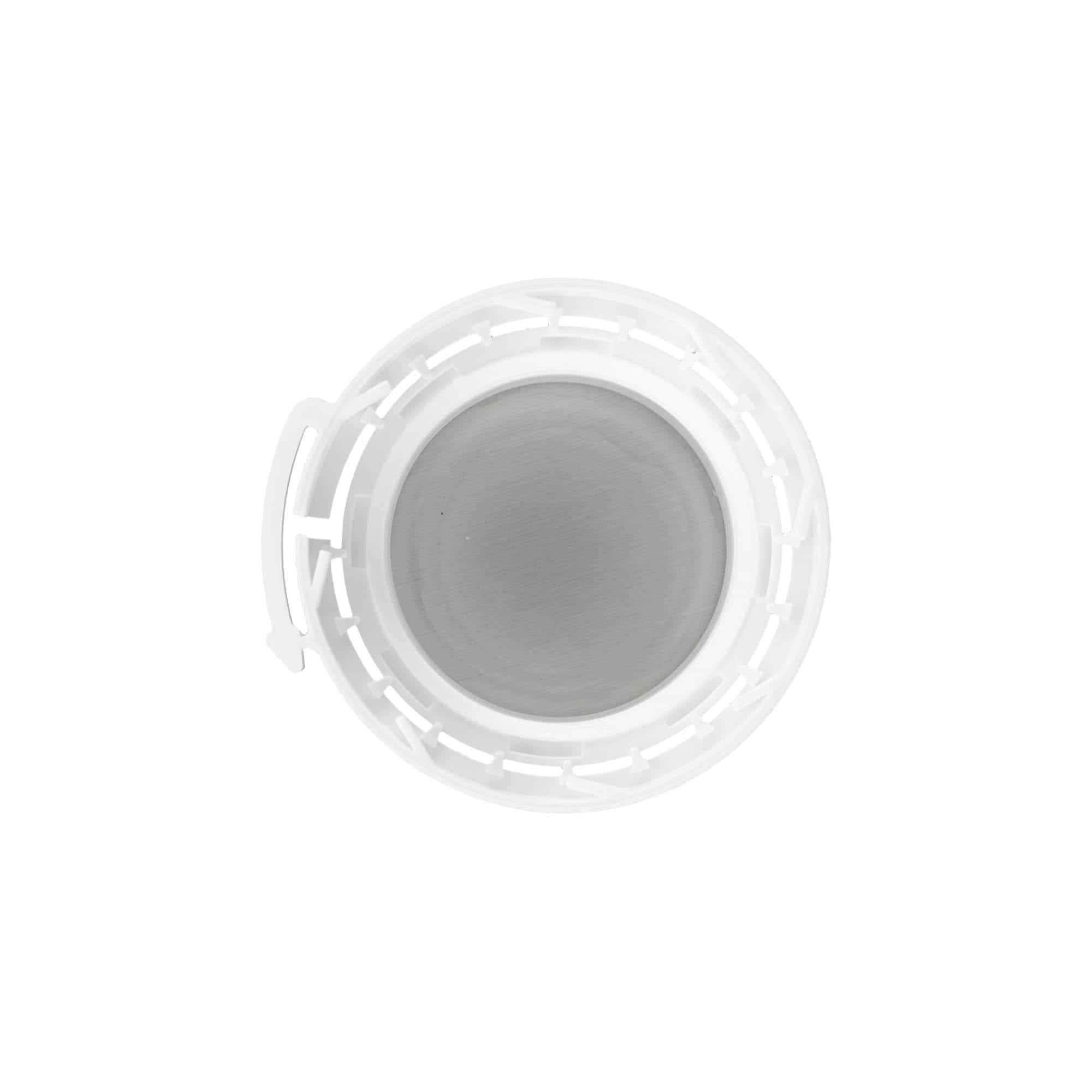 Navojni zatvarač za aluminijumsku flašu, PP plastika, bijela, za otvor: DIN 32