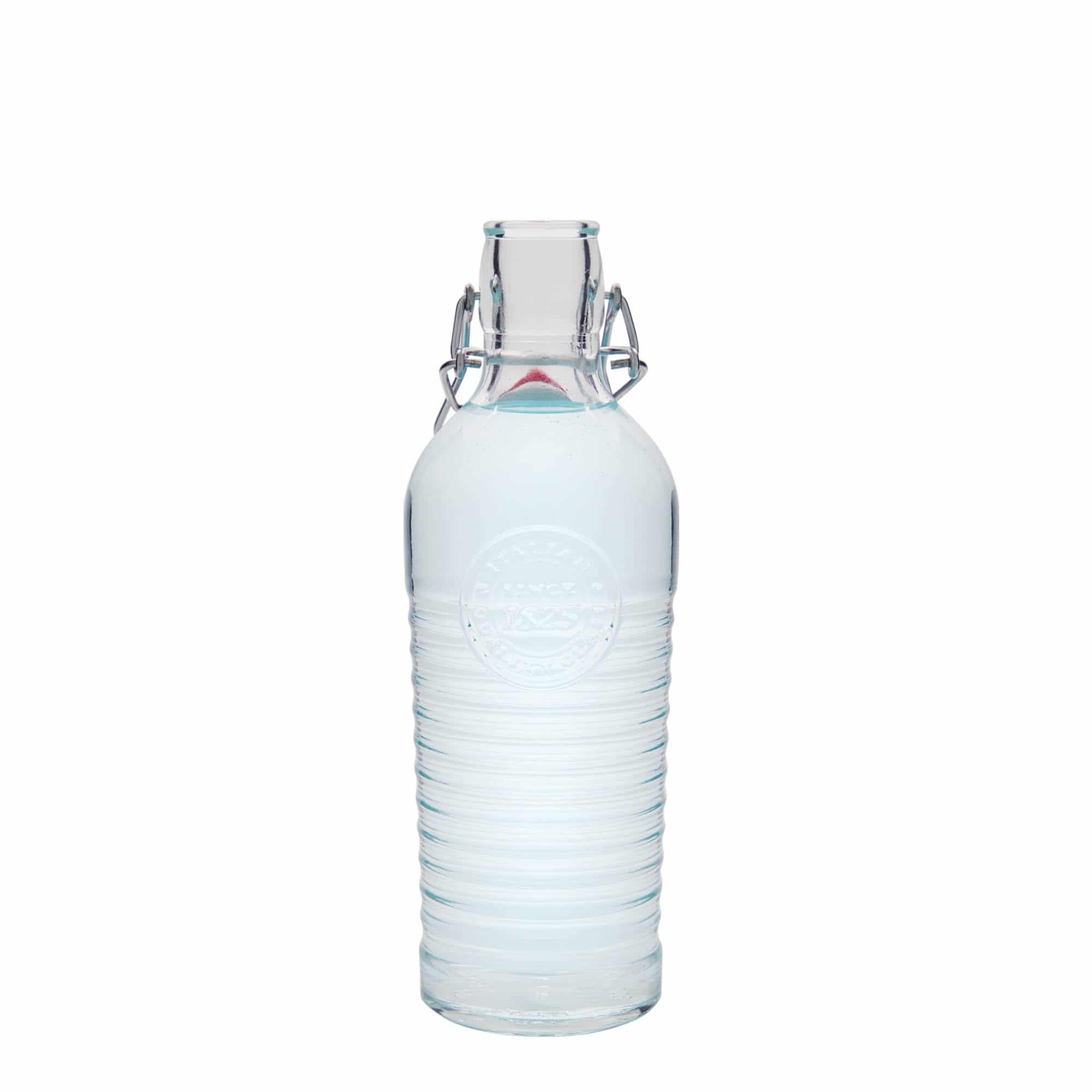 750 ml staklena boca 'Officina 1825', grlo: zatvarač s kopčom