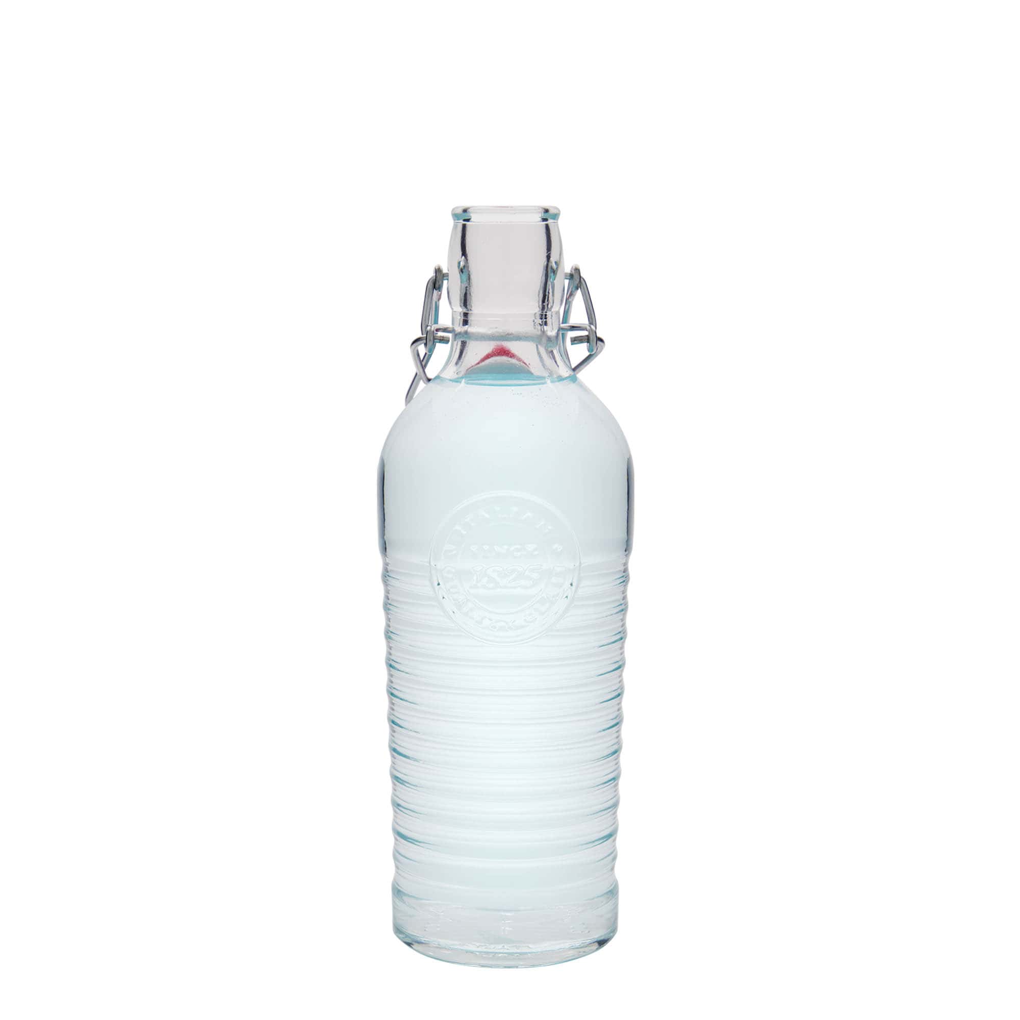 750 ml staklena boca „Officina 1825“, grlo: zatvarač s kopčom