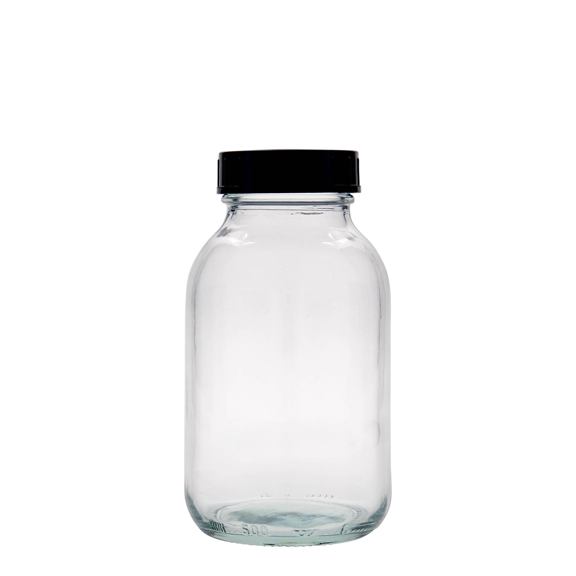 500 ml širokoumno staklo, otvor: DIN 55