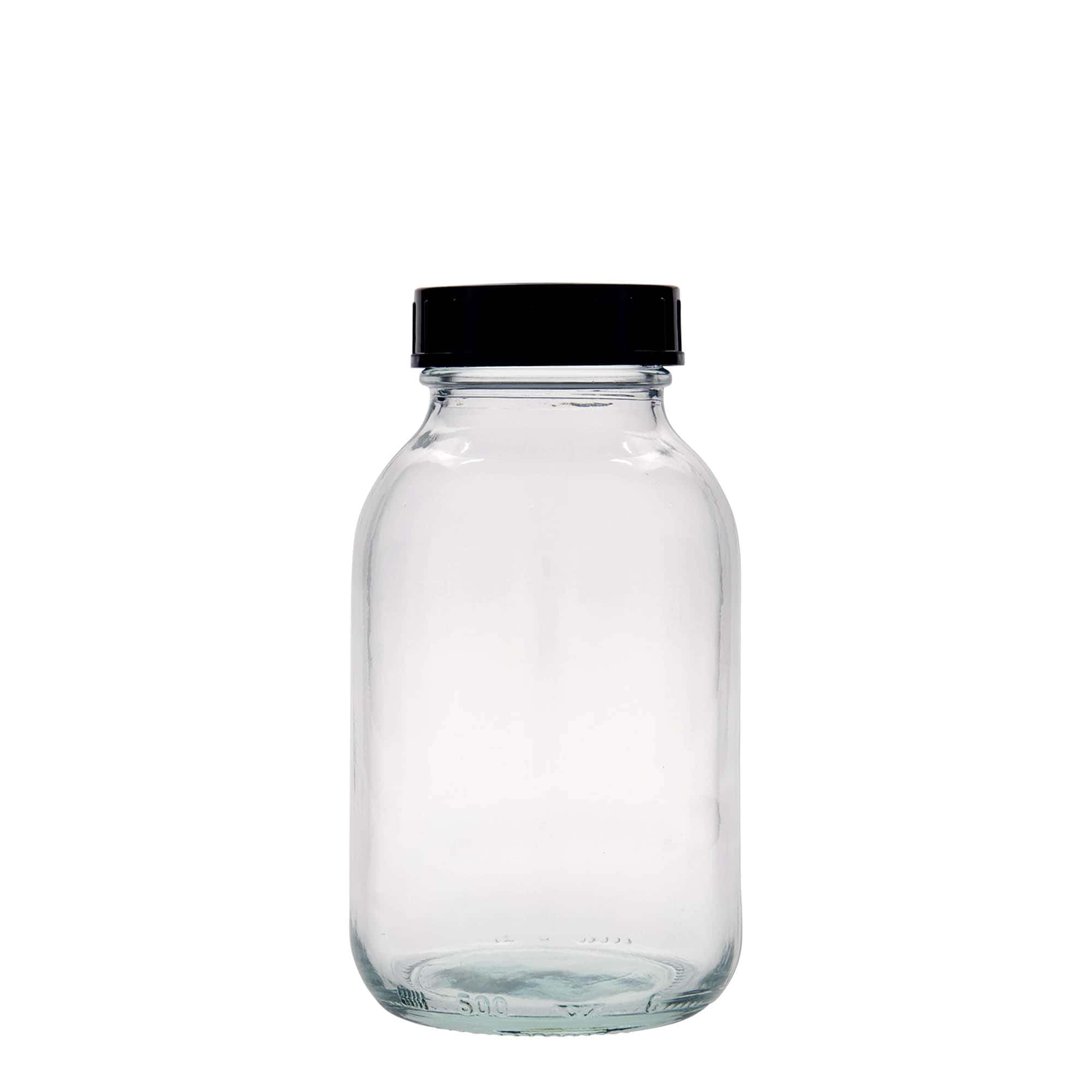 500 ml širokoumno staklo, otvor: DIN 55