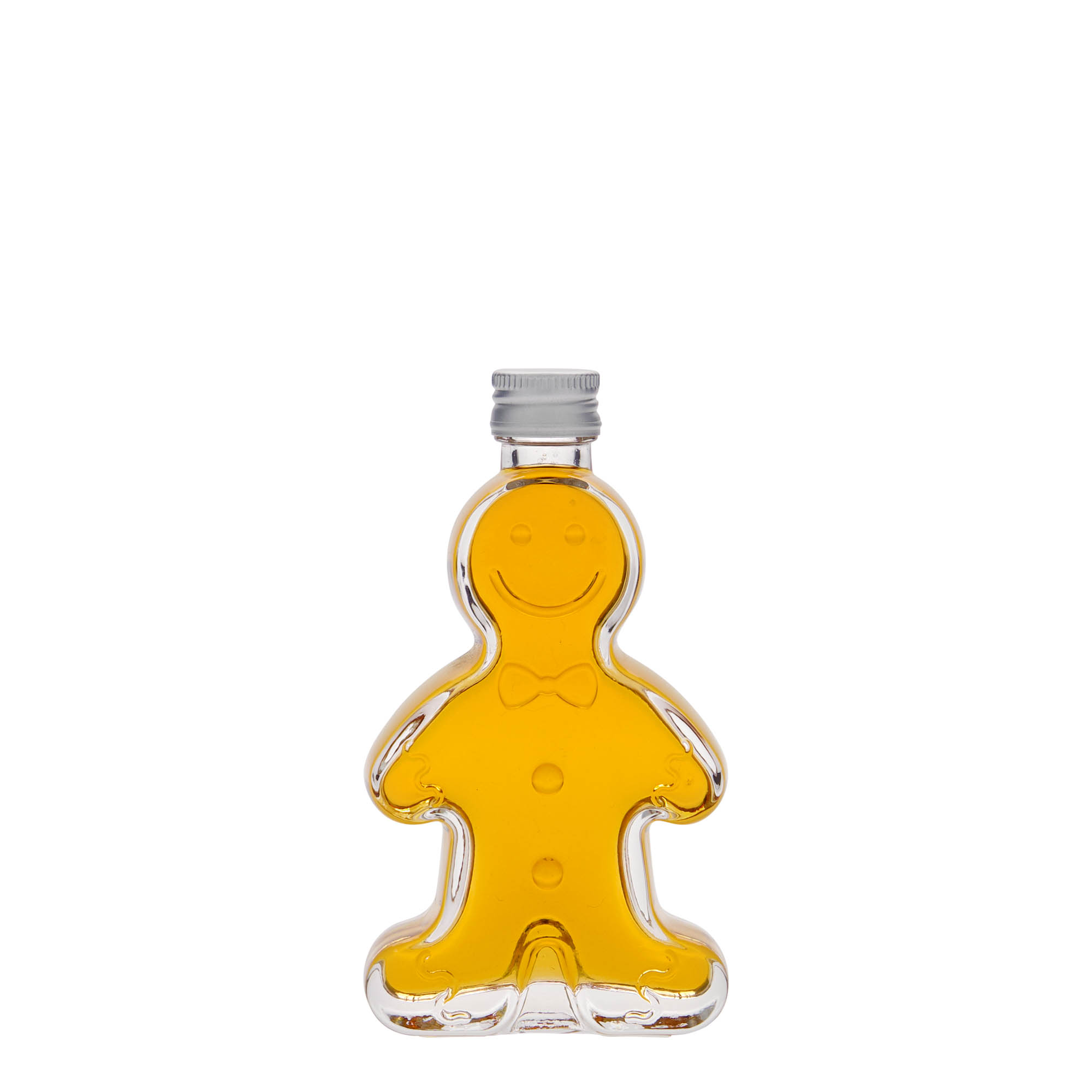 50 ml staklena boca 'Lebkuchenmann', grlo: PP 18