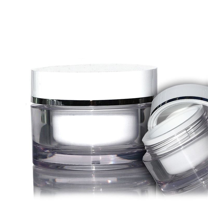 30 ml teglica, SAN-plastika, bijela, otvor: zatvarač na navoj 30 ml teglica, SAN-plastika, bijela, otvor: zatvarač na navoj