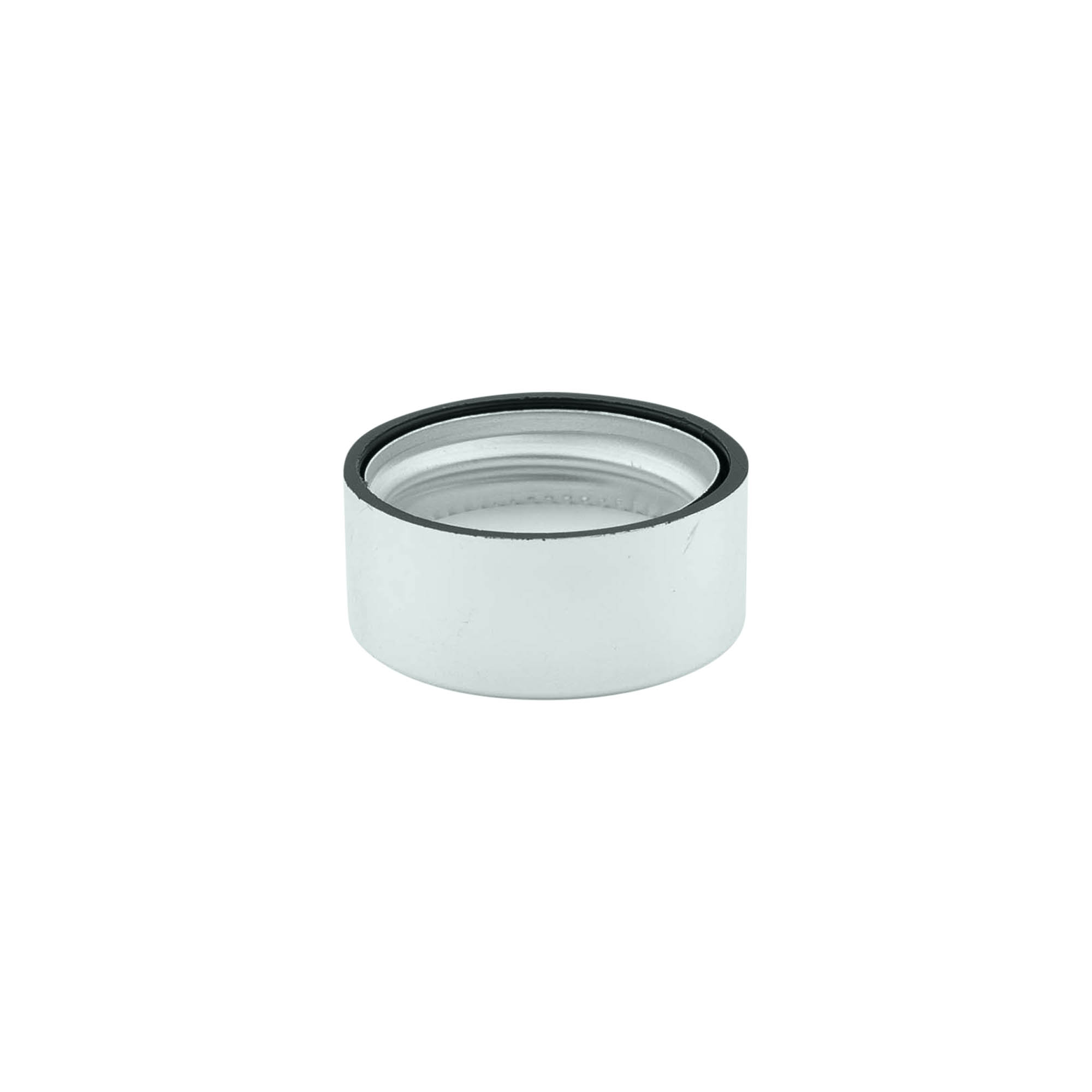Zakrivak sa navojem, ABS plastika, srebrni, za grlo: GPI 28/400 Zakrivak sa navojem, ABS plastika, srebrni, za grlo: GPI 28/400