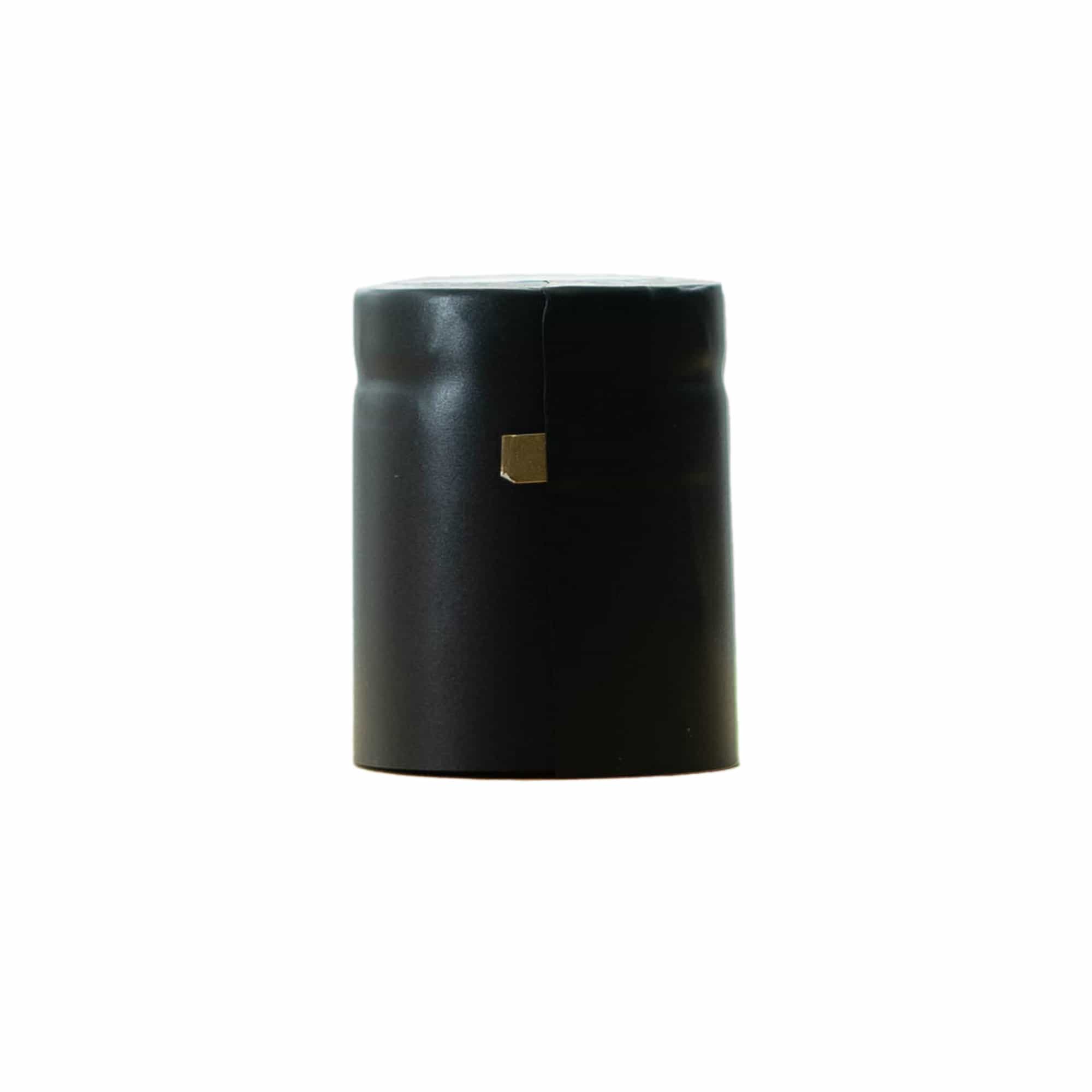 Kapica za flaše 32x41, PVC plastika, crna Kapica za flaše 32x41, PVC plastika, crna