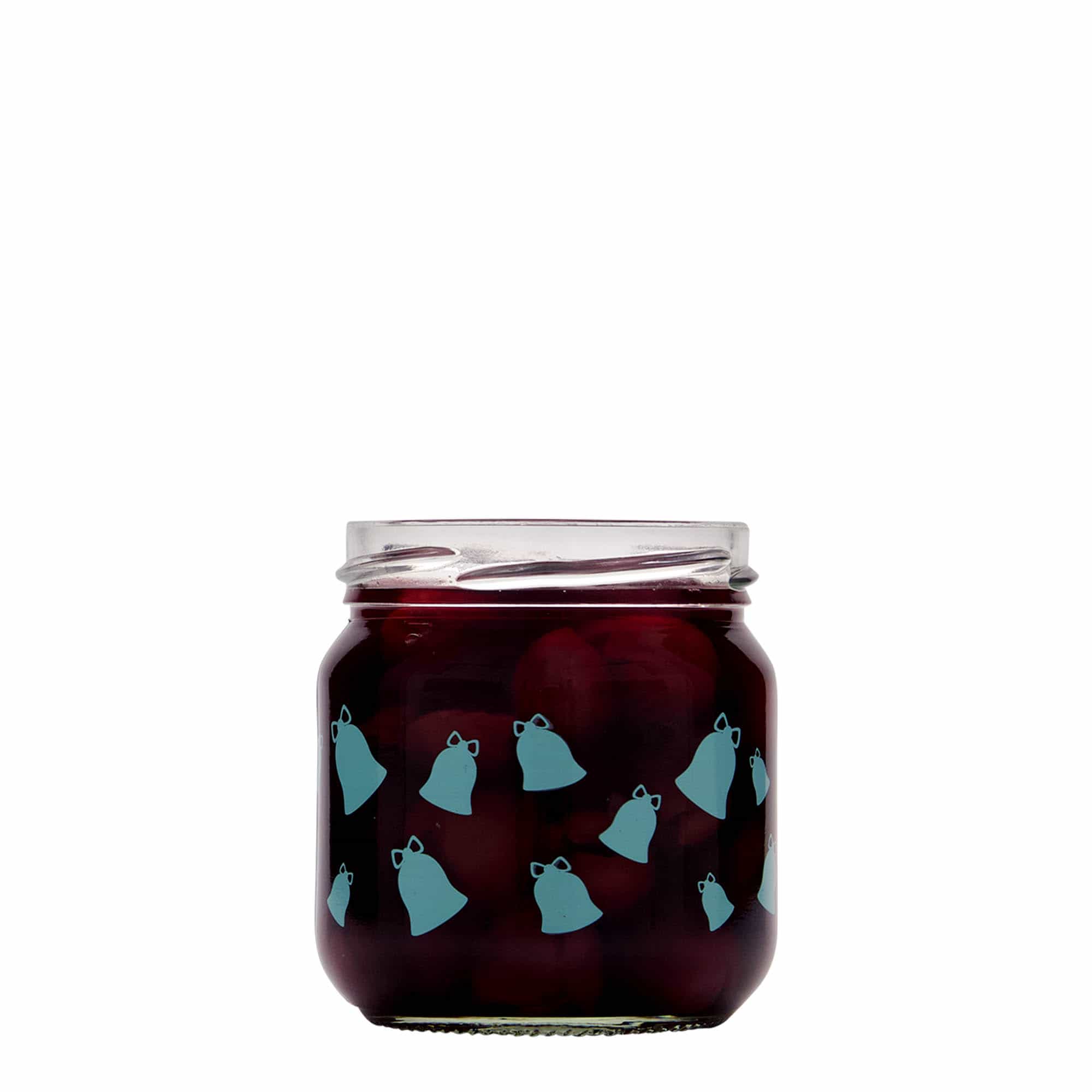 212 ml okrugla čaša, motiv: zvono, zvončić, otvor: Twist-Off (TO 66)