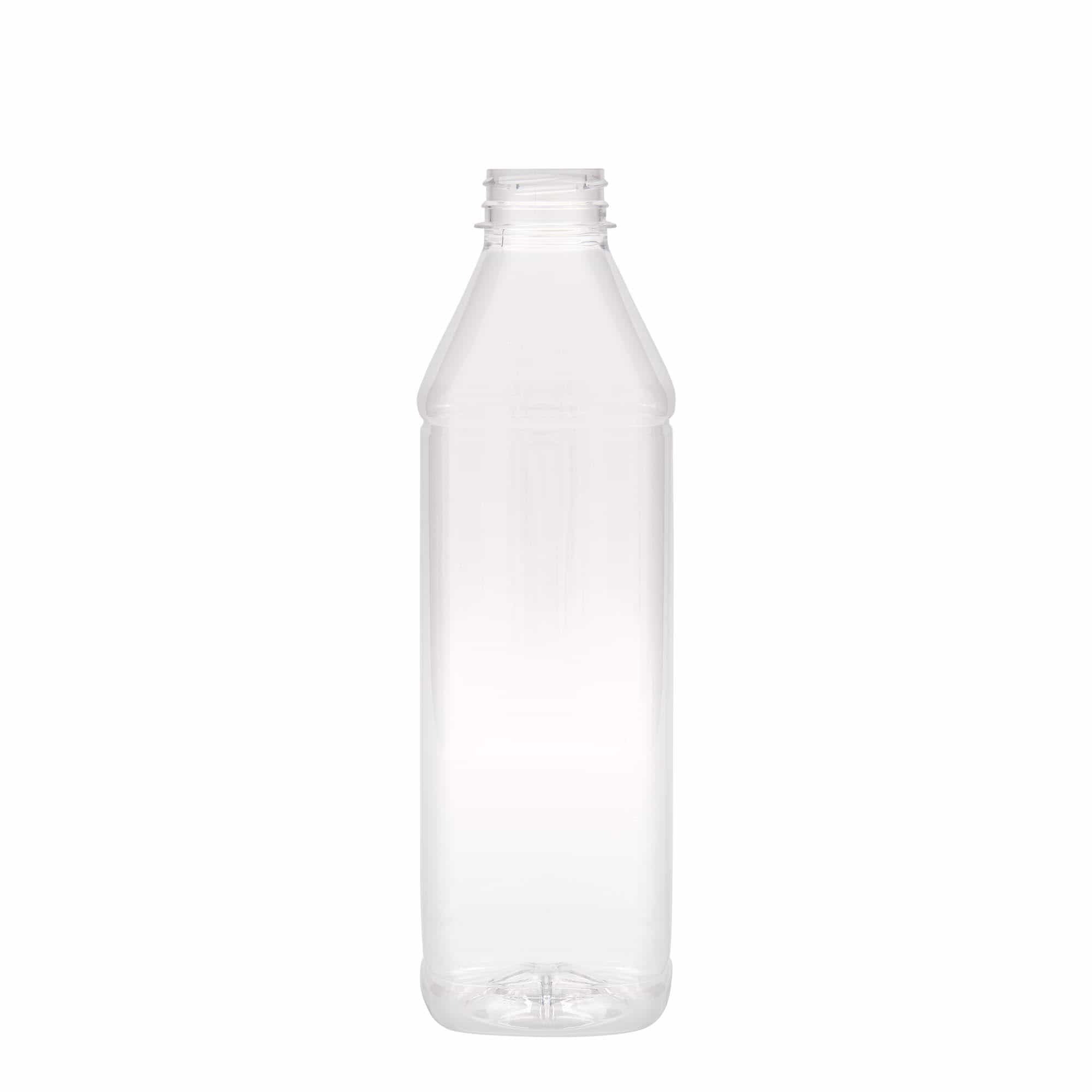 PET flaša 1.000 ml 'Milk and Juice Carré', kvadratna, plastika, otvor: 38 mm PET flaša 1.000 ml 'Milk and Juice Carré', kvadratna, plastika, otvor: 38 mm