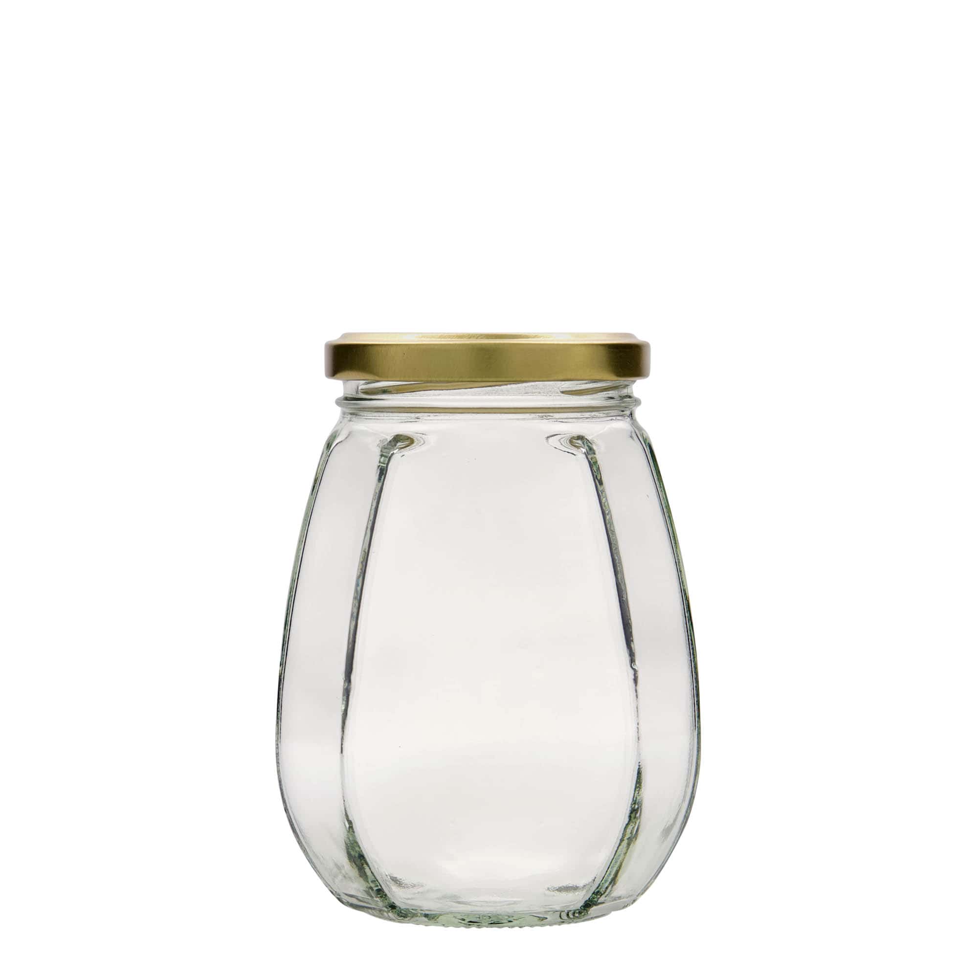 385 ml ukrasna tegla, šesterokutna, otvor: Twist-Off (TO 63)