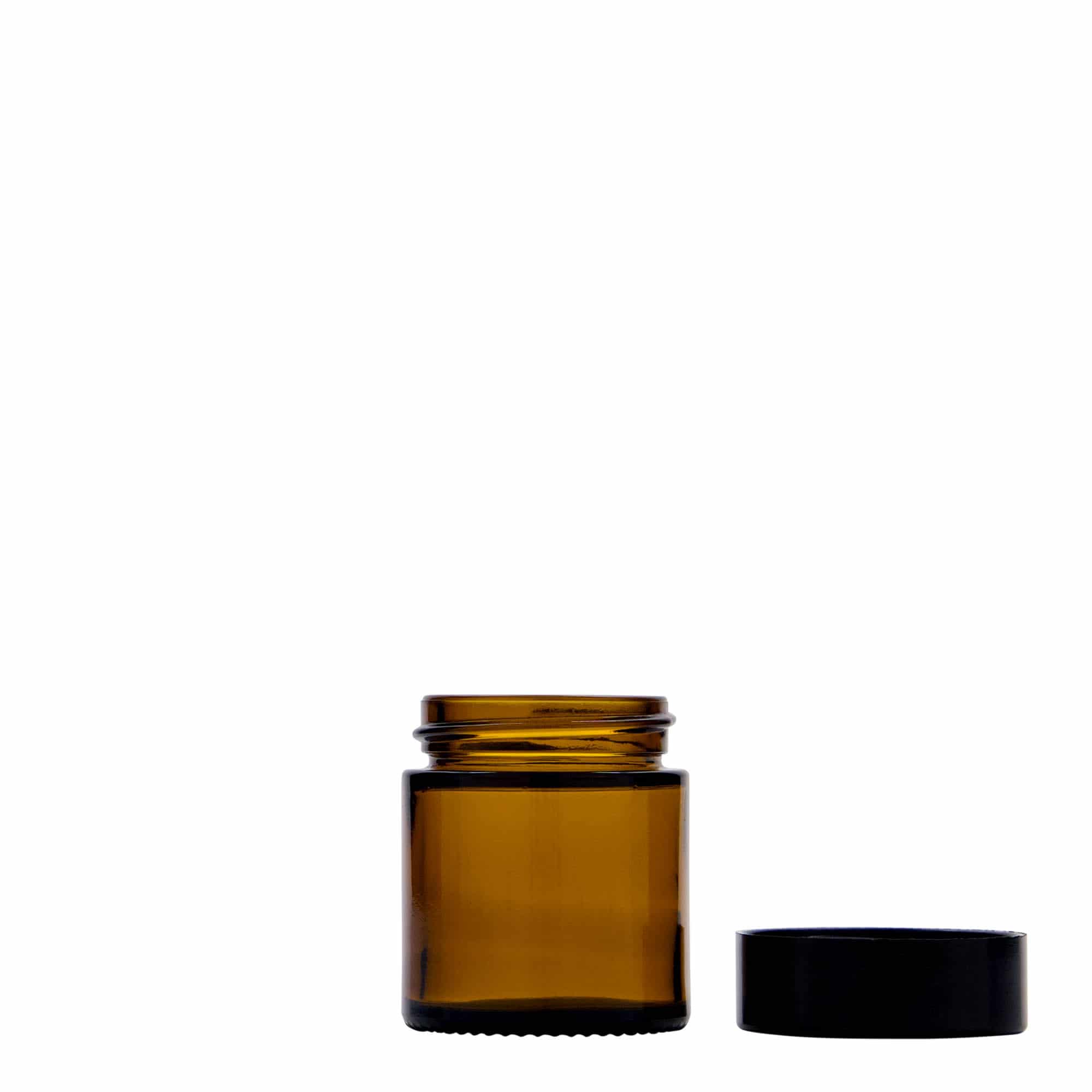 30 ml teglica 'Brown Line', staklo, smeđa, otvor: navojni zatvarač 30 ml teglica 'Brown Line', staklo, smeđa, otvor: navojni zatvarač