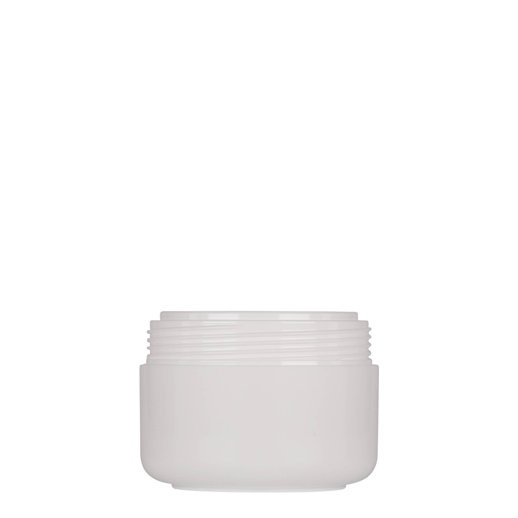 100 ml plastična posuda 'Bianca', PP, bijela, otvor: navojni poklopac