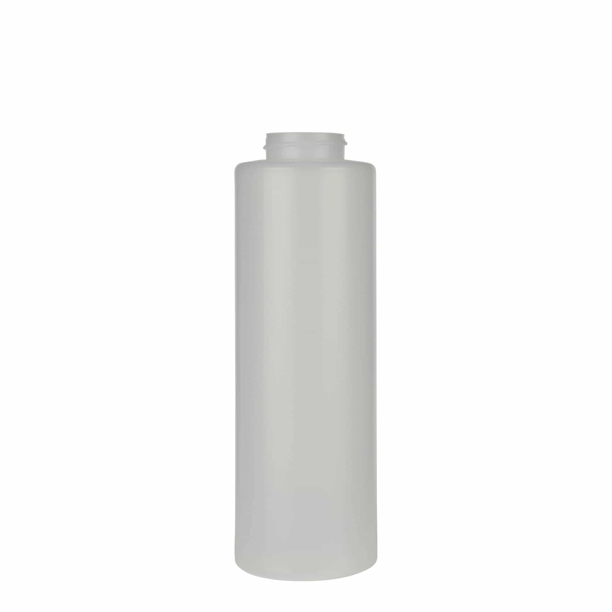 Flaša za umake 500 ml, LDPE plastika, prirodna, otvor: 38/400