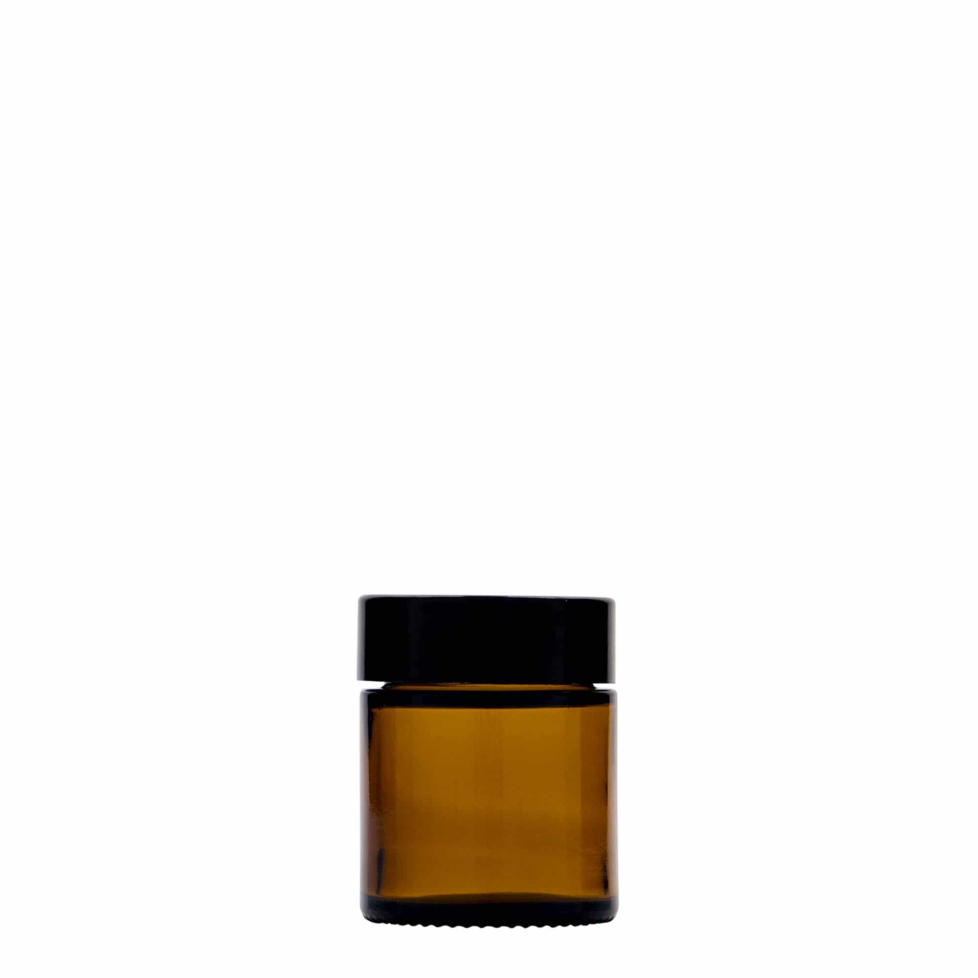 Teglica 30 ml 'Brown Line', staklo, smeđa, otvor: Navojni zatvarač