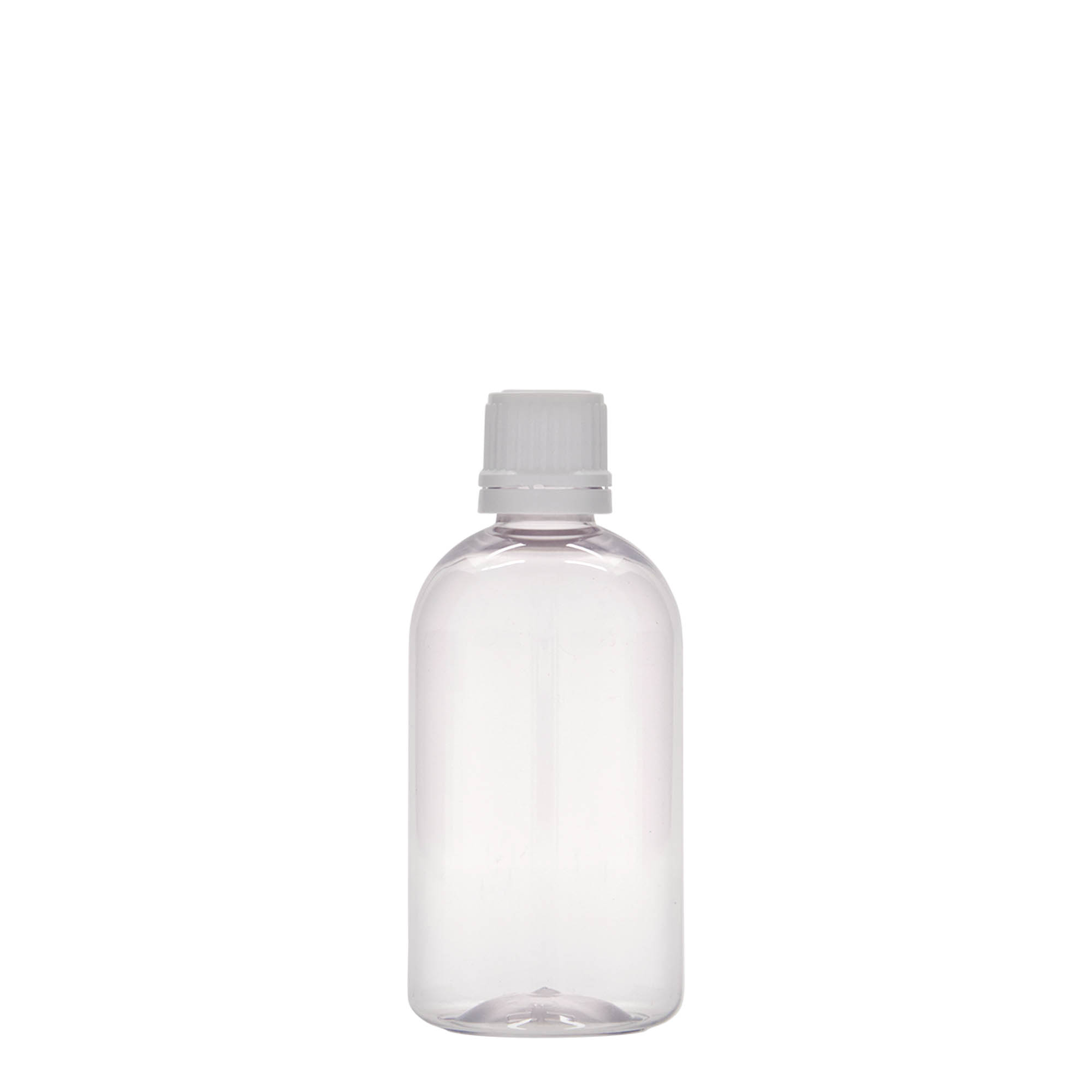 100 ml PET-medicinska boca 'Easy Living', plastika, grlo: DIN 18