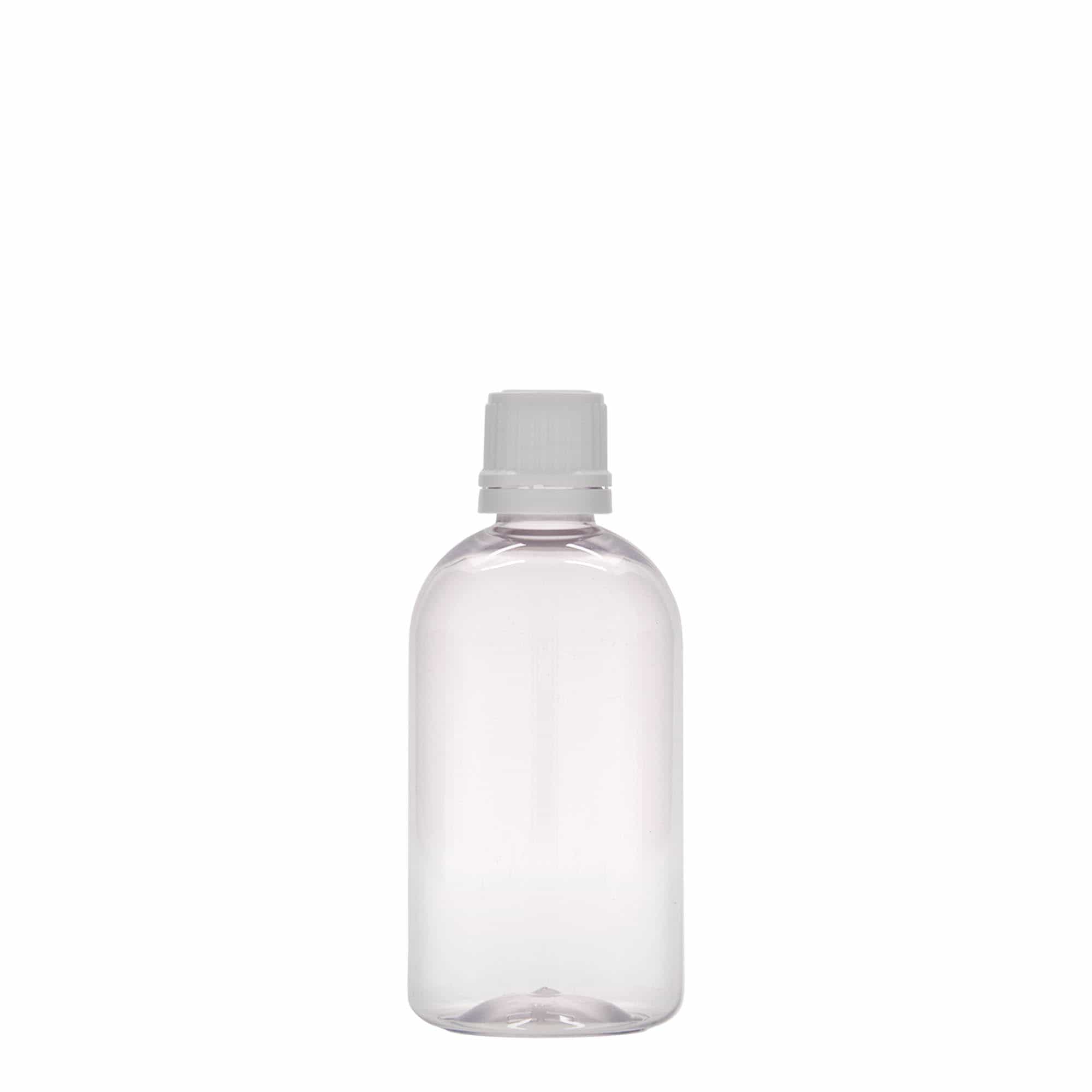 100 ml PET-medicinska boca 'Easy Living', plastika, grlo: DIN 18