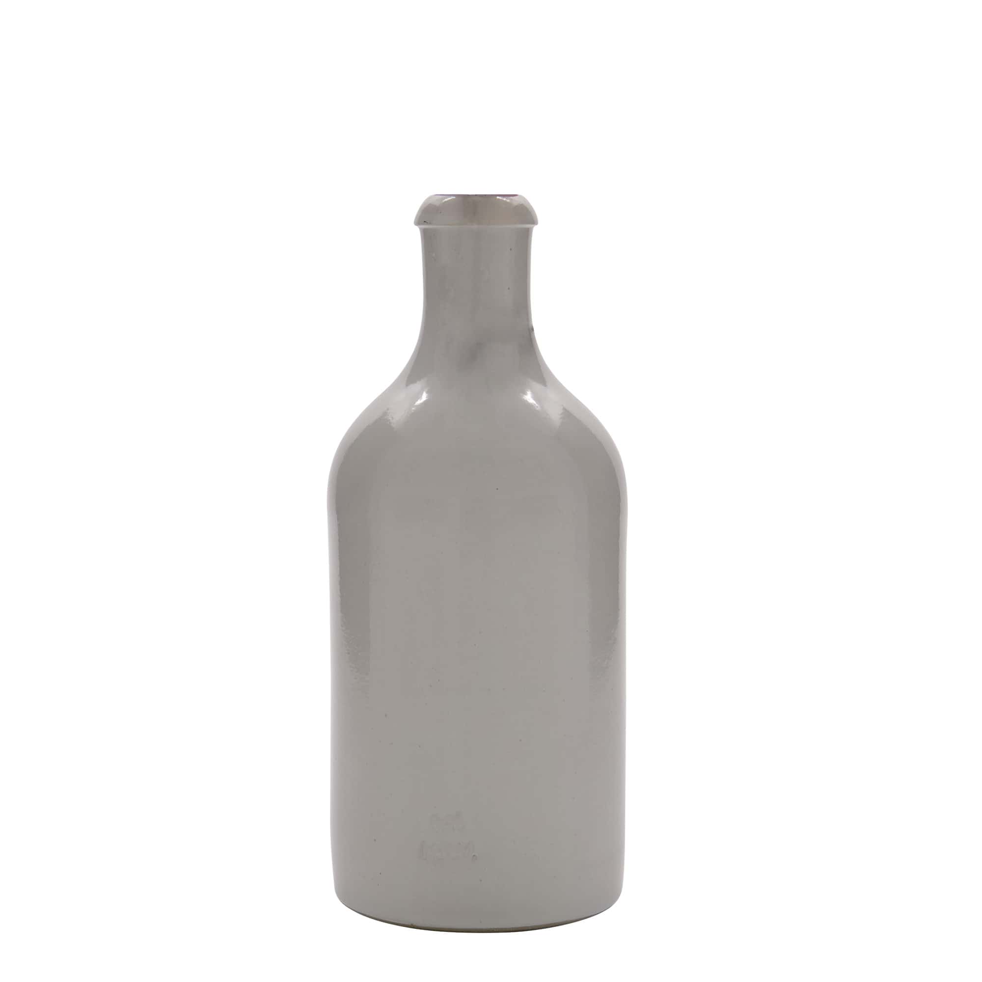 Glineni vrč 500 ml, keramika, bijela, otvor: Zatvarač sa žicom Glineni vrč 500 ml, keramika, bijela, otvor: Zatvarač sa žicom