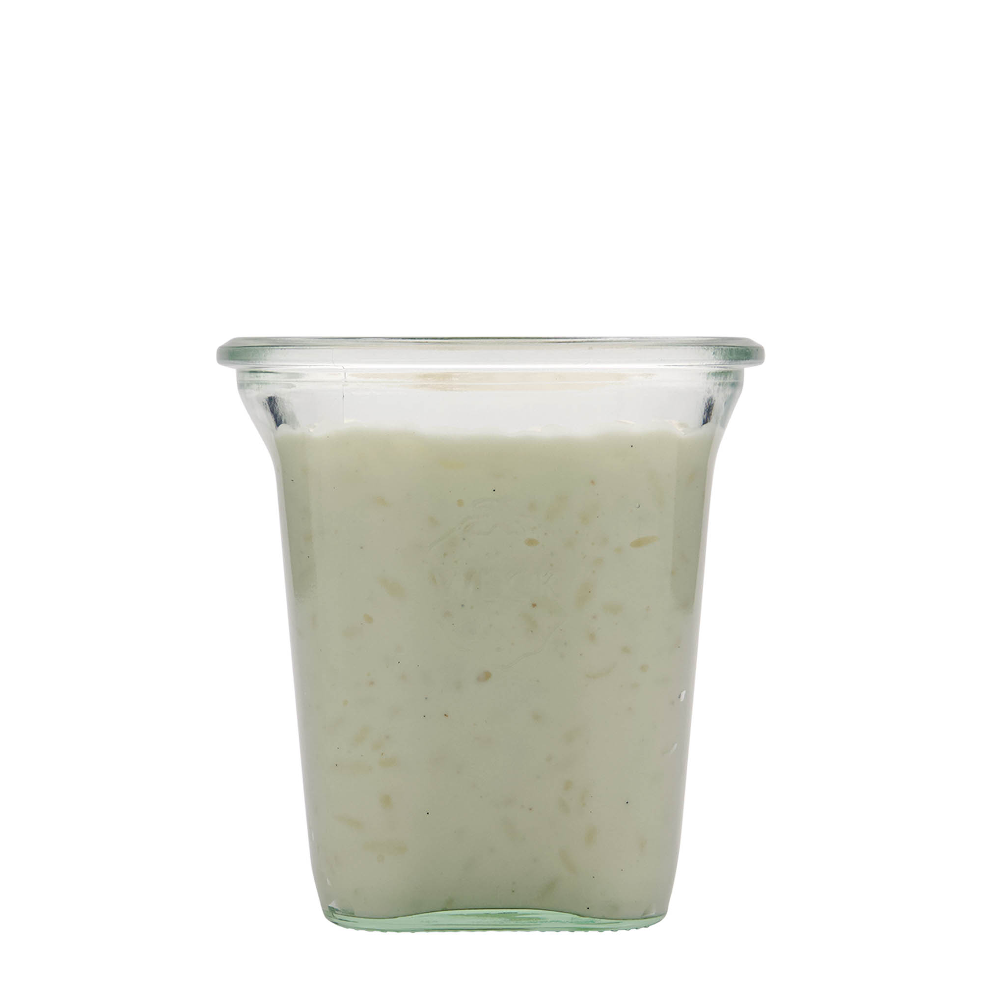 545 ml WECK-Quadro staklenka, kvadratna, otvor: okrugli rub