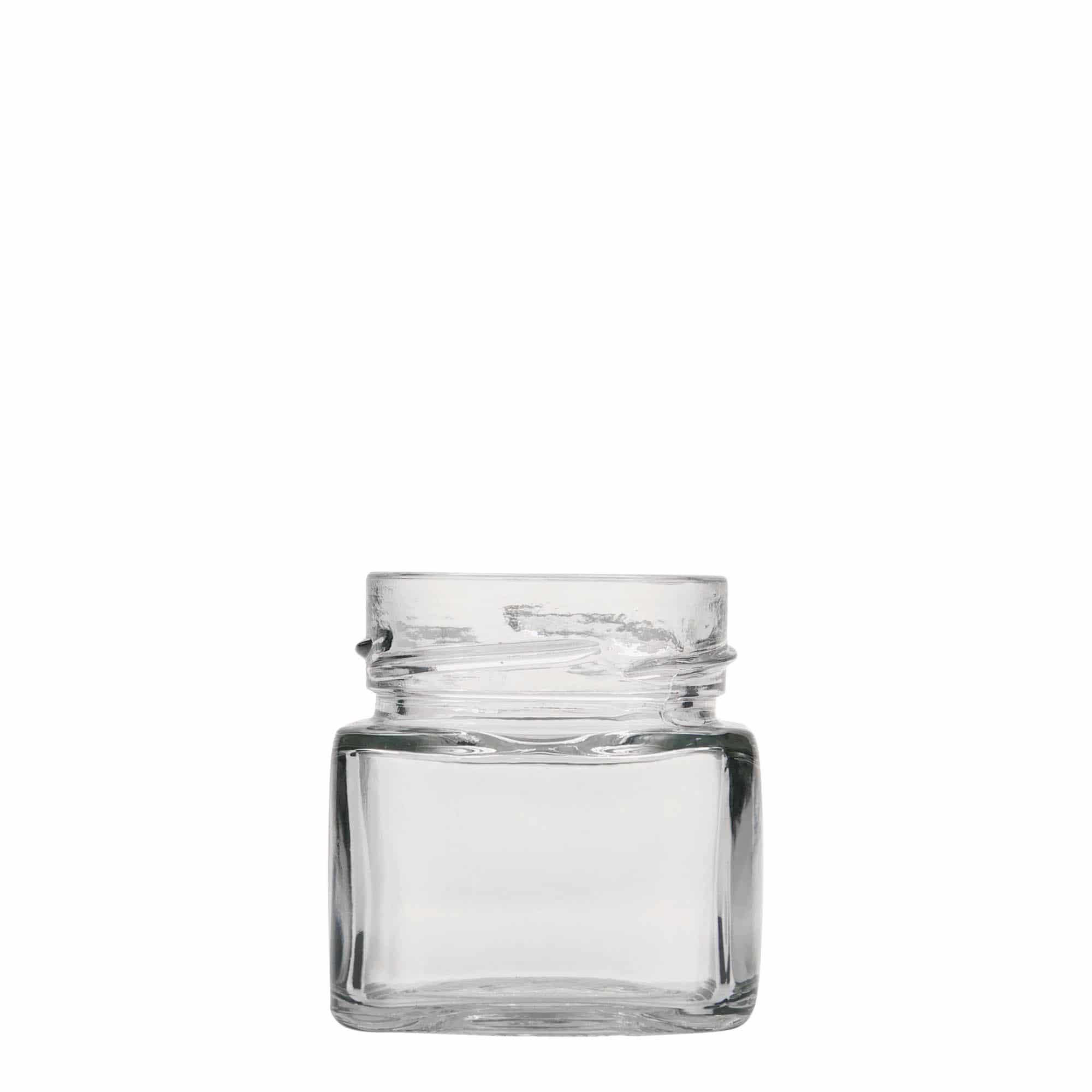Četverougla staklenka 106 ml 'Ikarus', otvor: Deep-Twist-Off (DTO 58) Četverougla staklenka 106 ml 'Ikarus', otvor: Deep-Twist-Off (DTO 58)