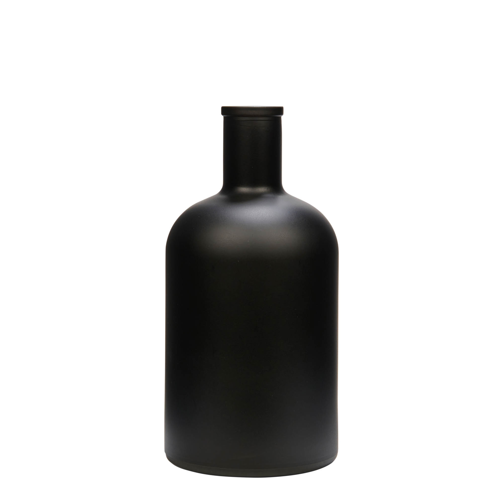 700 ml staklena boca „Gerardino“, crna, grlo: pluta