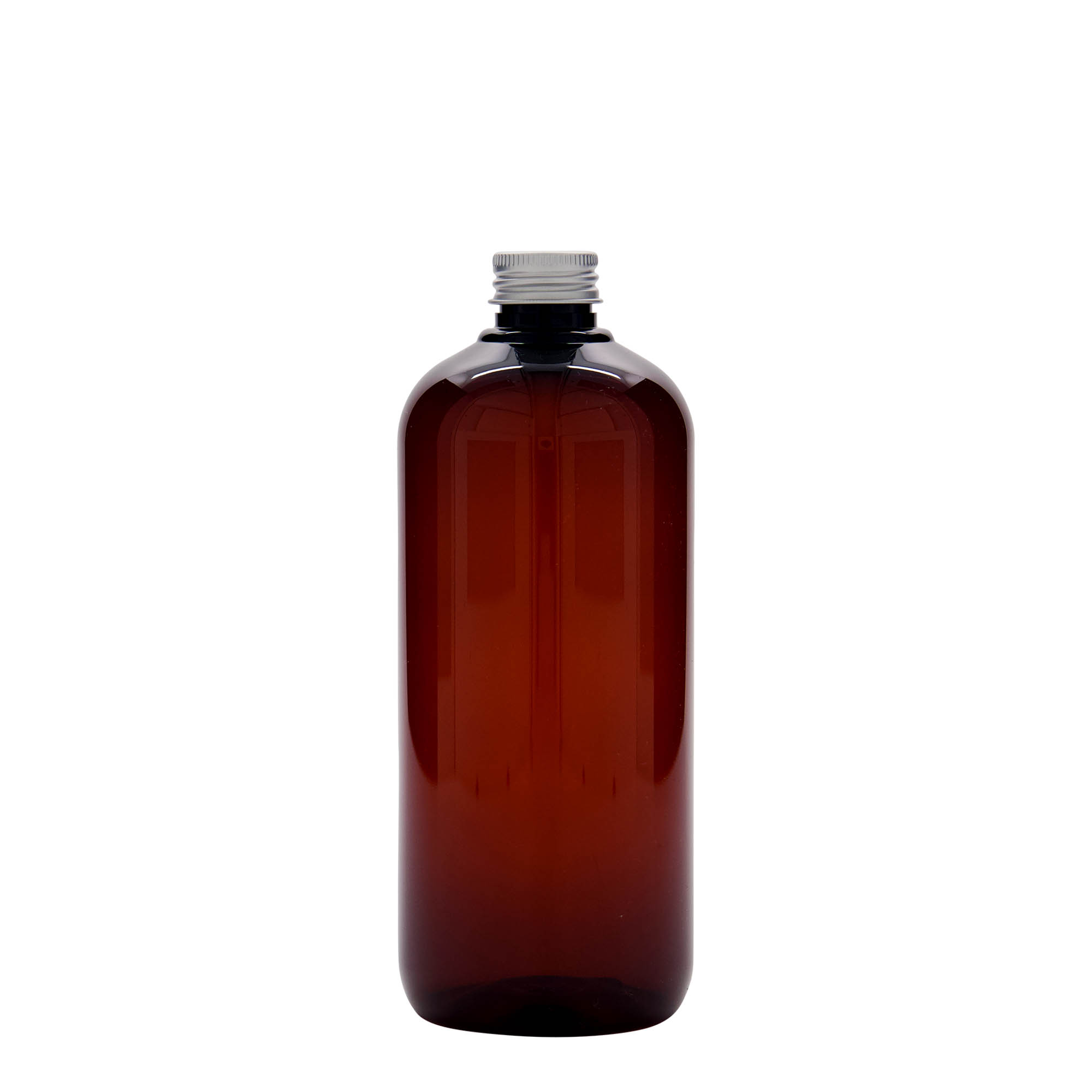 500 ml boca od reciklirane plastike „Victor's Best“, PCR, smeđa, grlo: 24/410