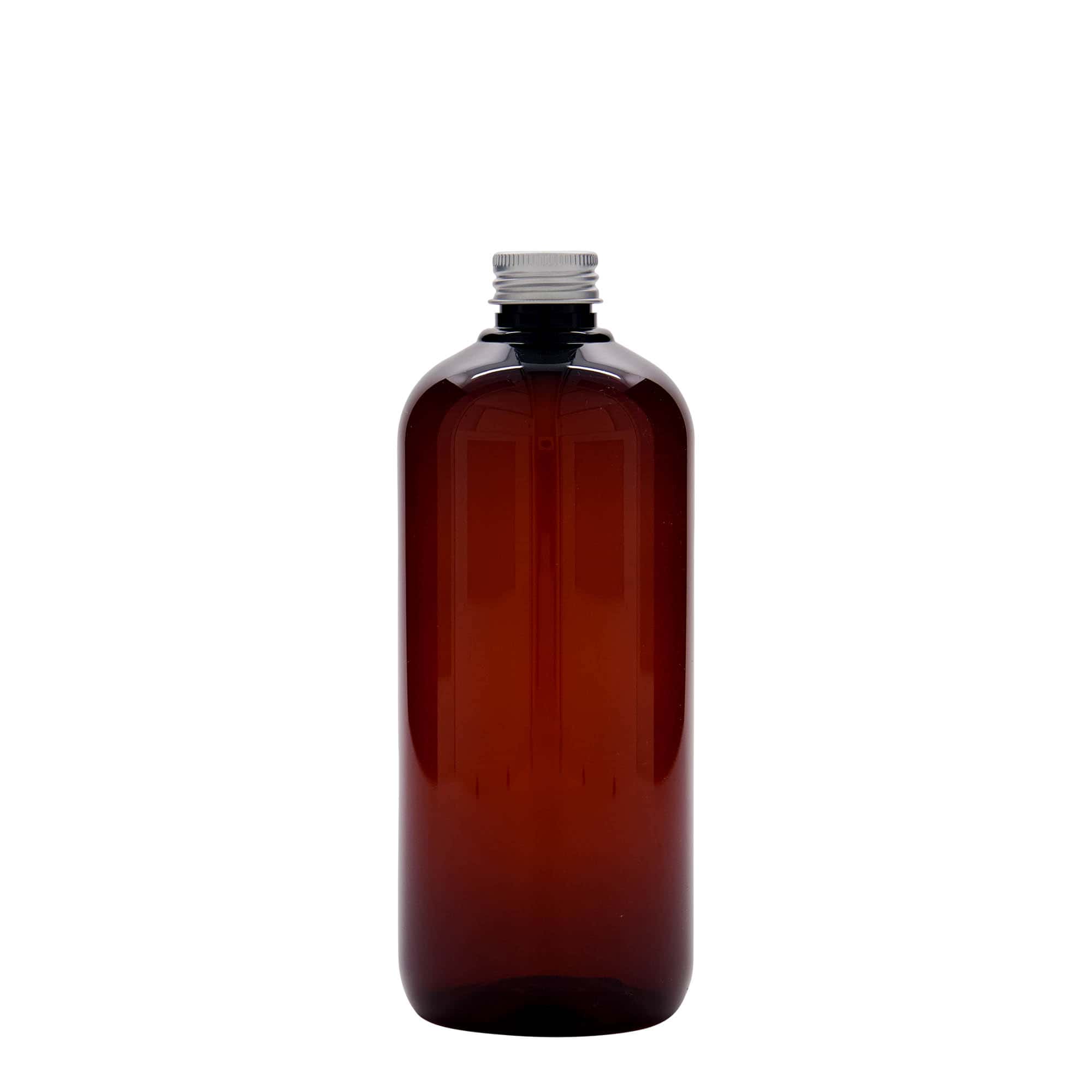 500 ml boca od reciklirane plastike „Victor's Best“, PCR, smeđa, grlo: 24/410