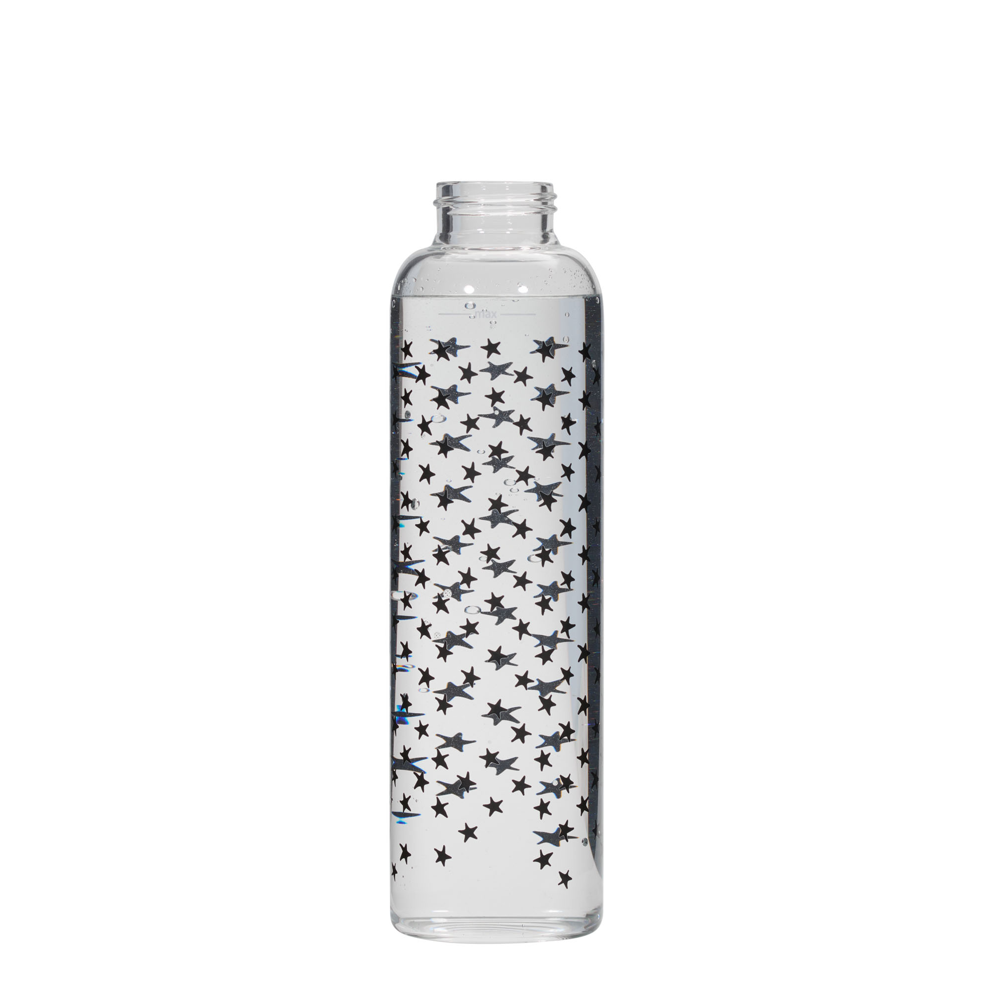 Flaša za piće 500 ml 'Perseus', motiv: Crne zvijezde, otvor: Navojni zatvarač