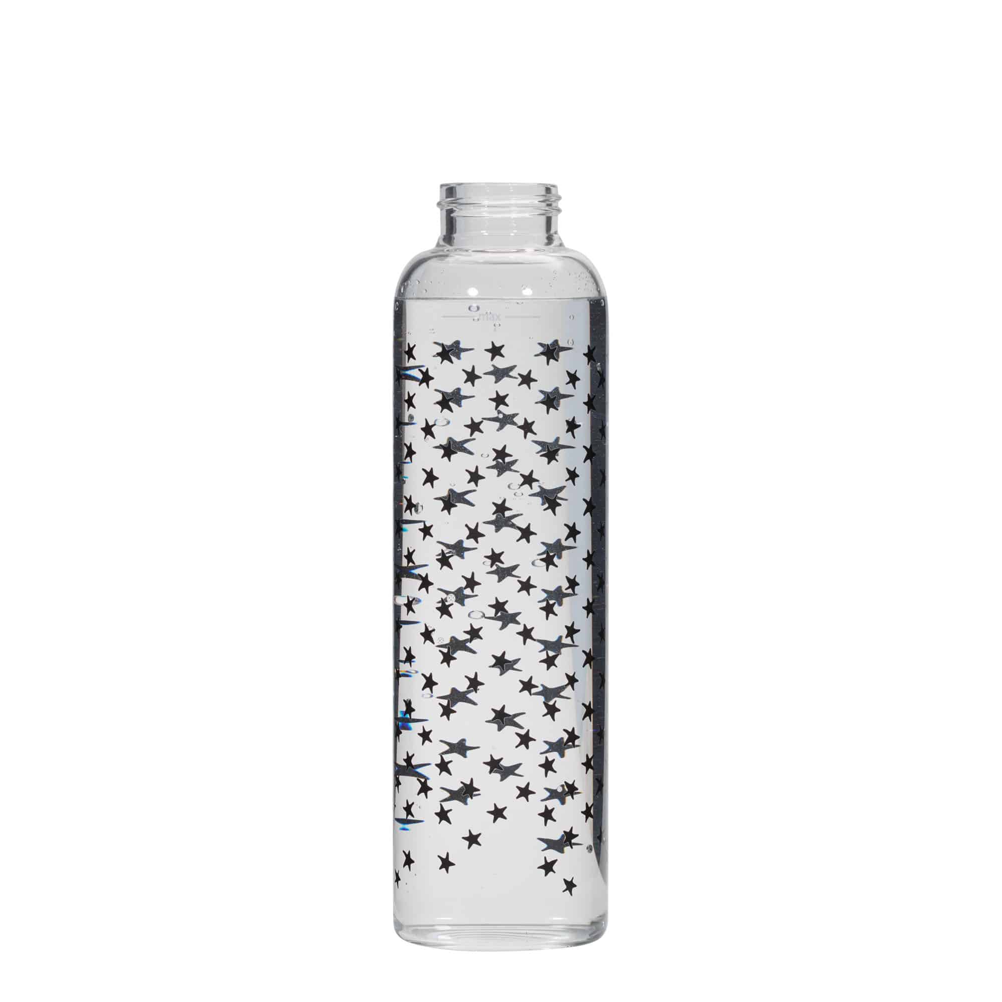 Flaša za piće 500 ml 'Perseus', motiv: Crne zvijezde, otvor: Navojni zatvarač