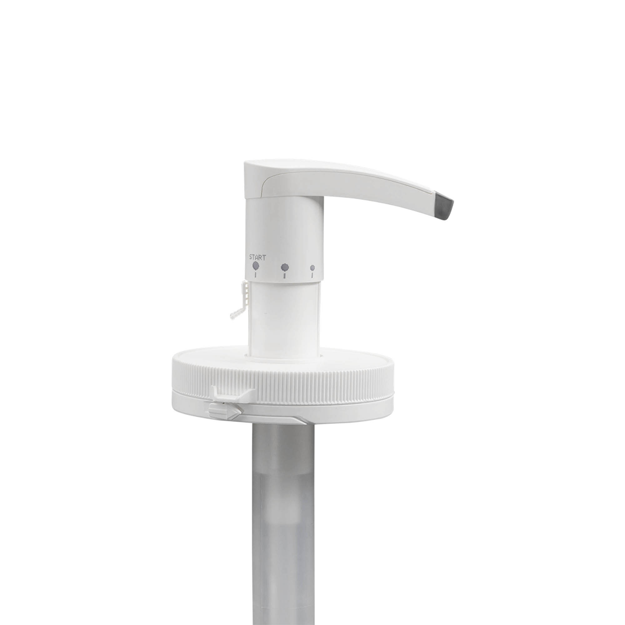 Dozirna pumpa za 655 ml 'Securibox', PE-plastika, bijela, za otvor: navojni zatvarač